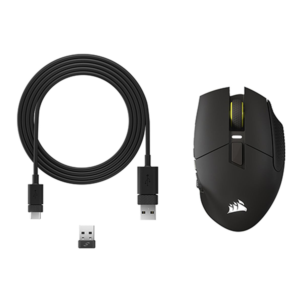 커세어(CORSAIR) SCIMITAR RGB 엘리트 무선 SE 건메탈