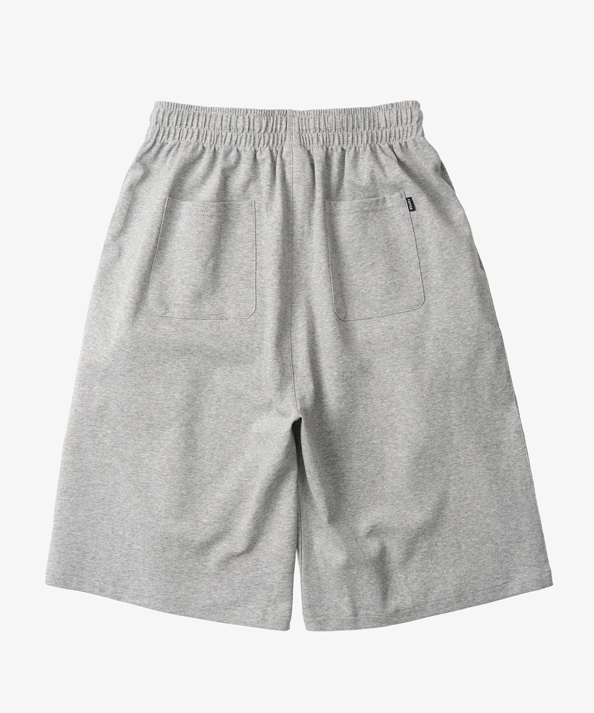 토피(TOFFEE) 원턱 스웻 버뮤다 팬츠 (MELANGE GREY)
