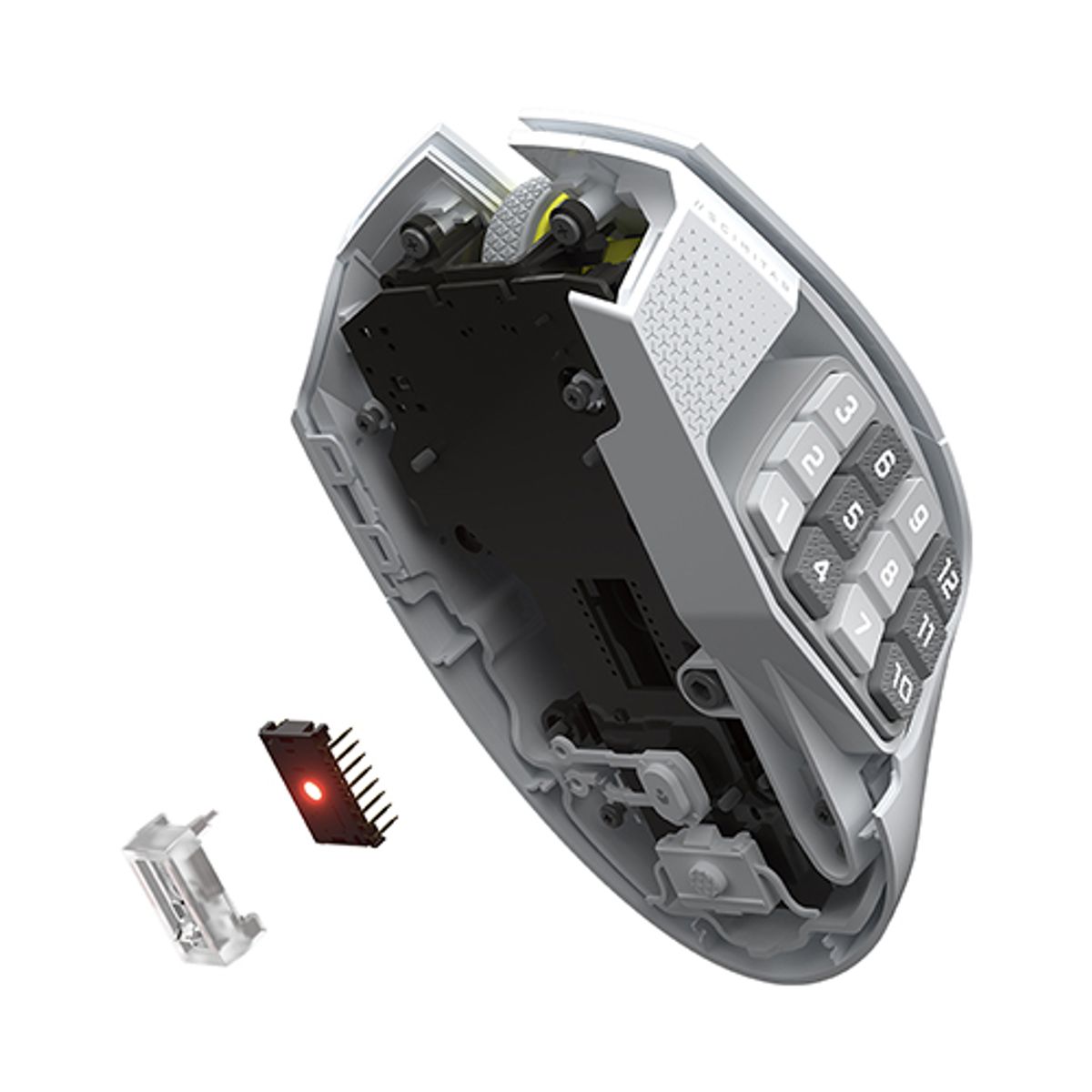 커세어(CORSAIR) SCIMITAR RGB 엘리트 무선 SE 화이트