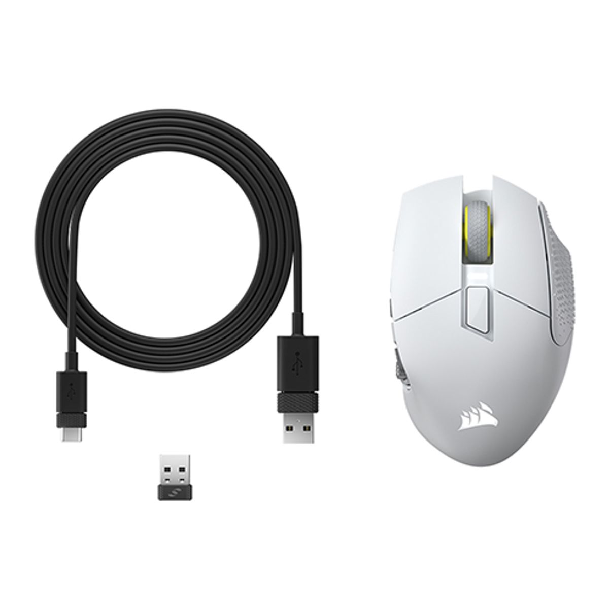 커세어(CORSAIR) SCIMITAR RGB 엘리트 무선 SE 화이트