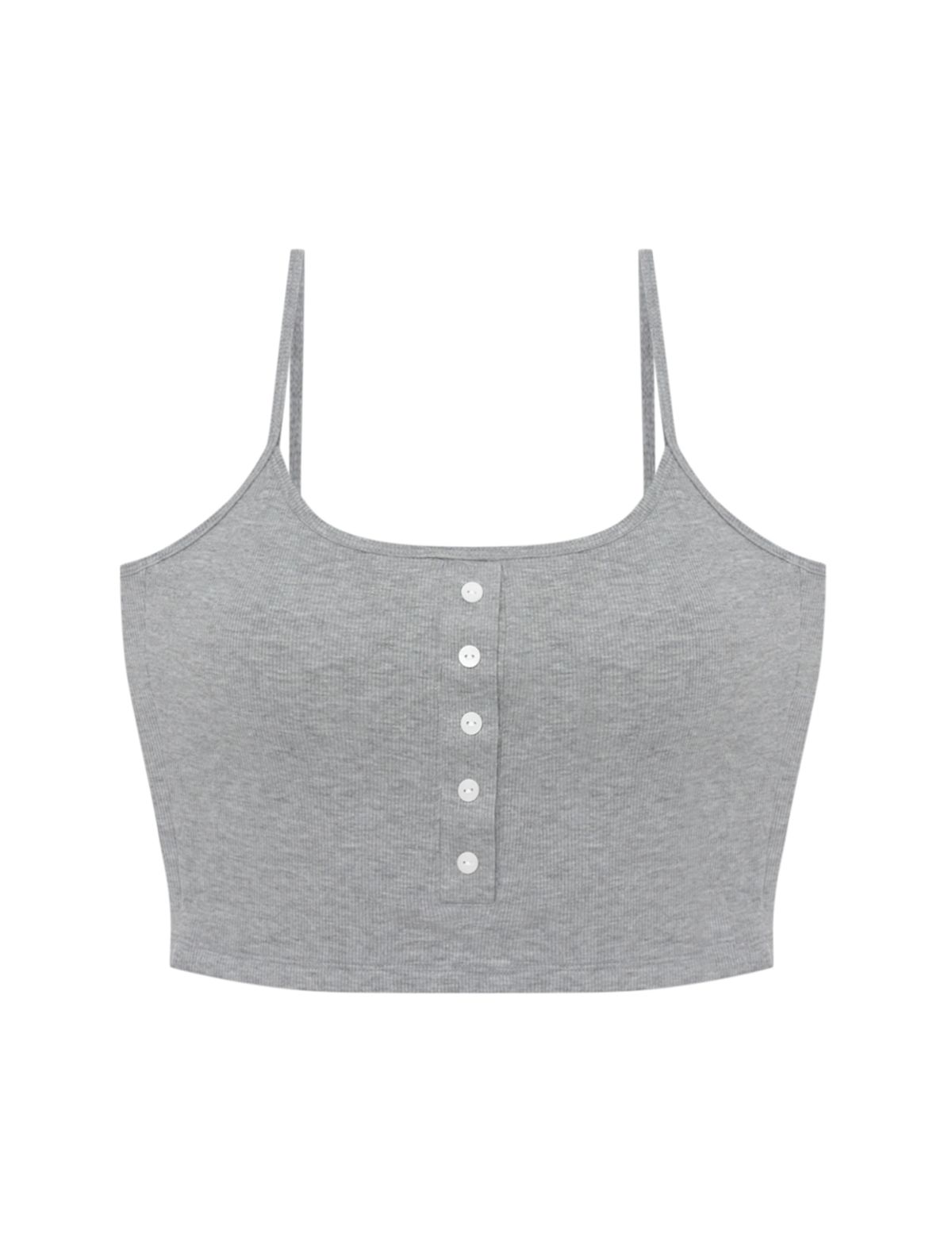 써피(SURFEA) BUTTON BRA TOP_GREY