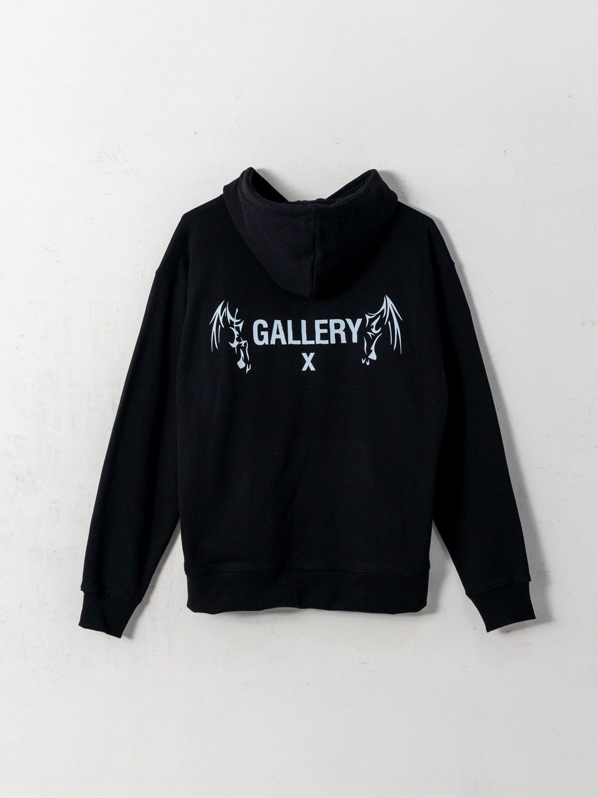 갤러리 엑스(GALLERY X) Angel Wings Hoodie Black (Terry)