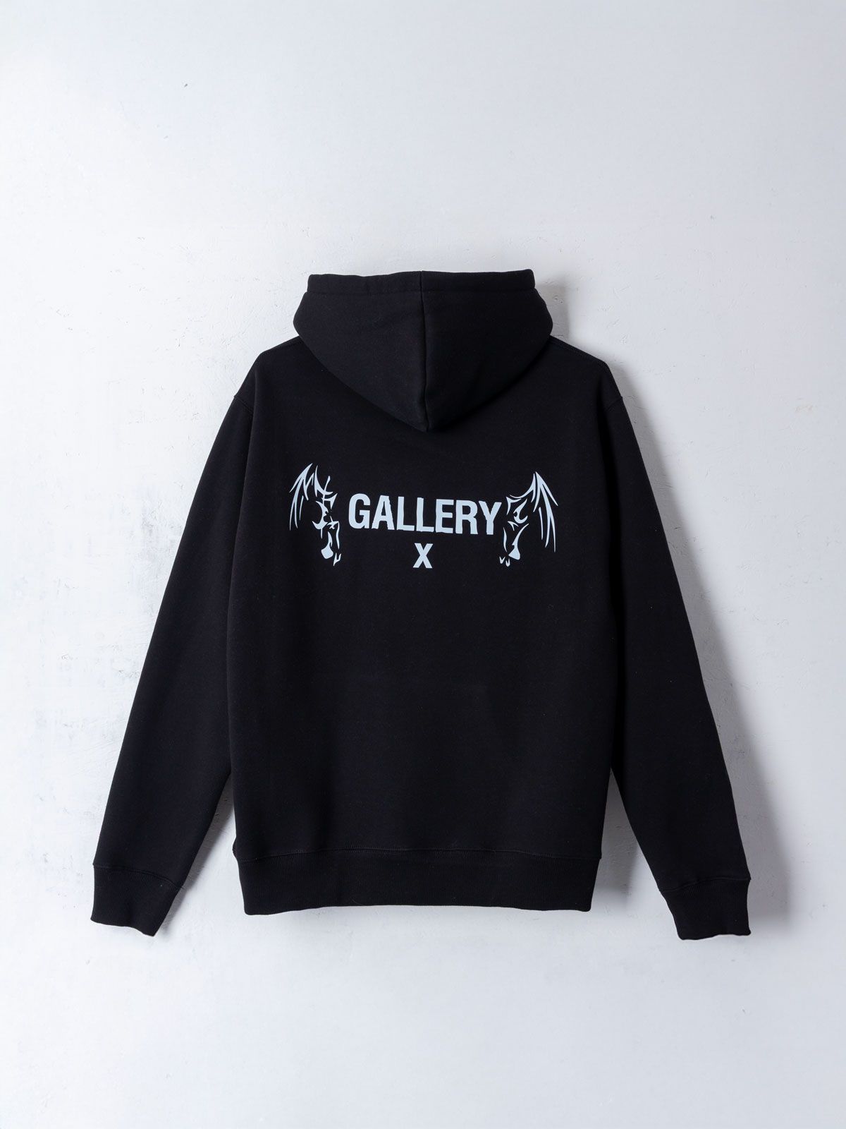 갤러리 엑스(GALLERY X) X-Angel Wings Hoodie Black (Fleece)