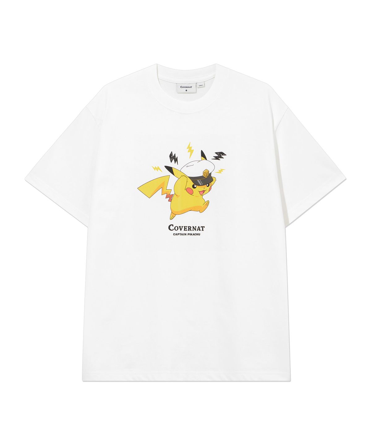 커버낫(COVERNAT) 포켓몬 밸런스 쿨 코튼 티셔츠 White