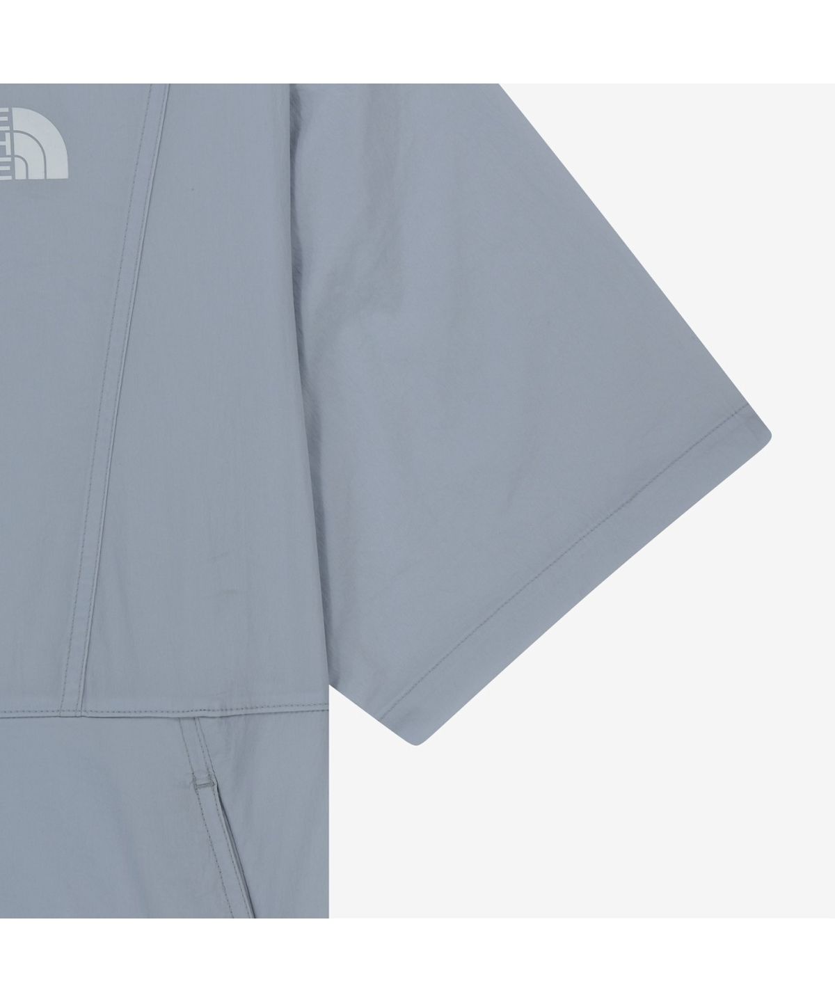 노스페이스(THE NORTH FACE) NT7KR01M 아이라 반팔 집업 LIGHT_BLUE