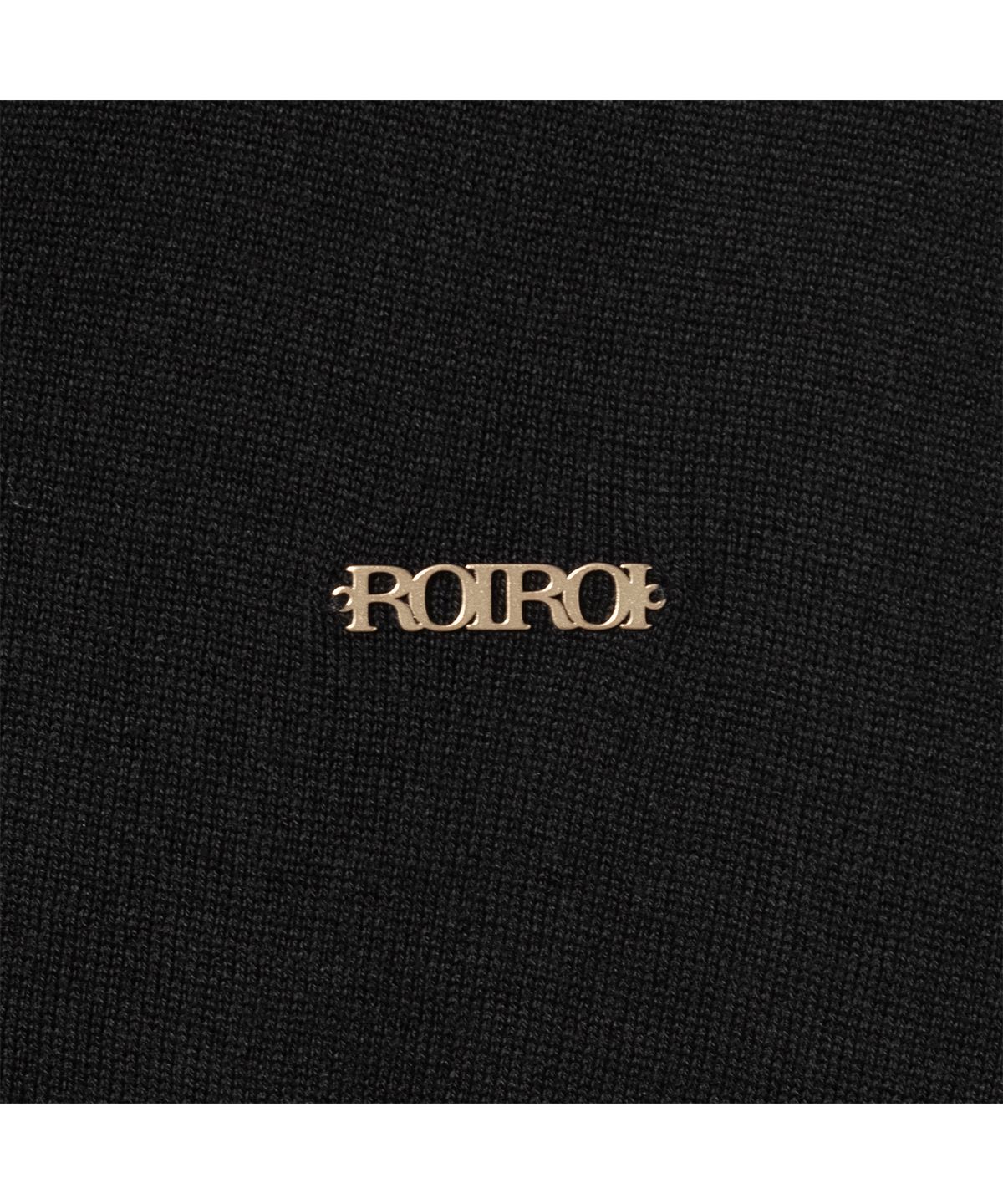 로이로이(ROIROI) 울 실크 블렌드 가디건-블랙