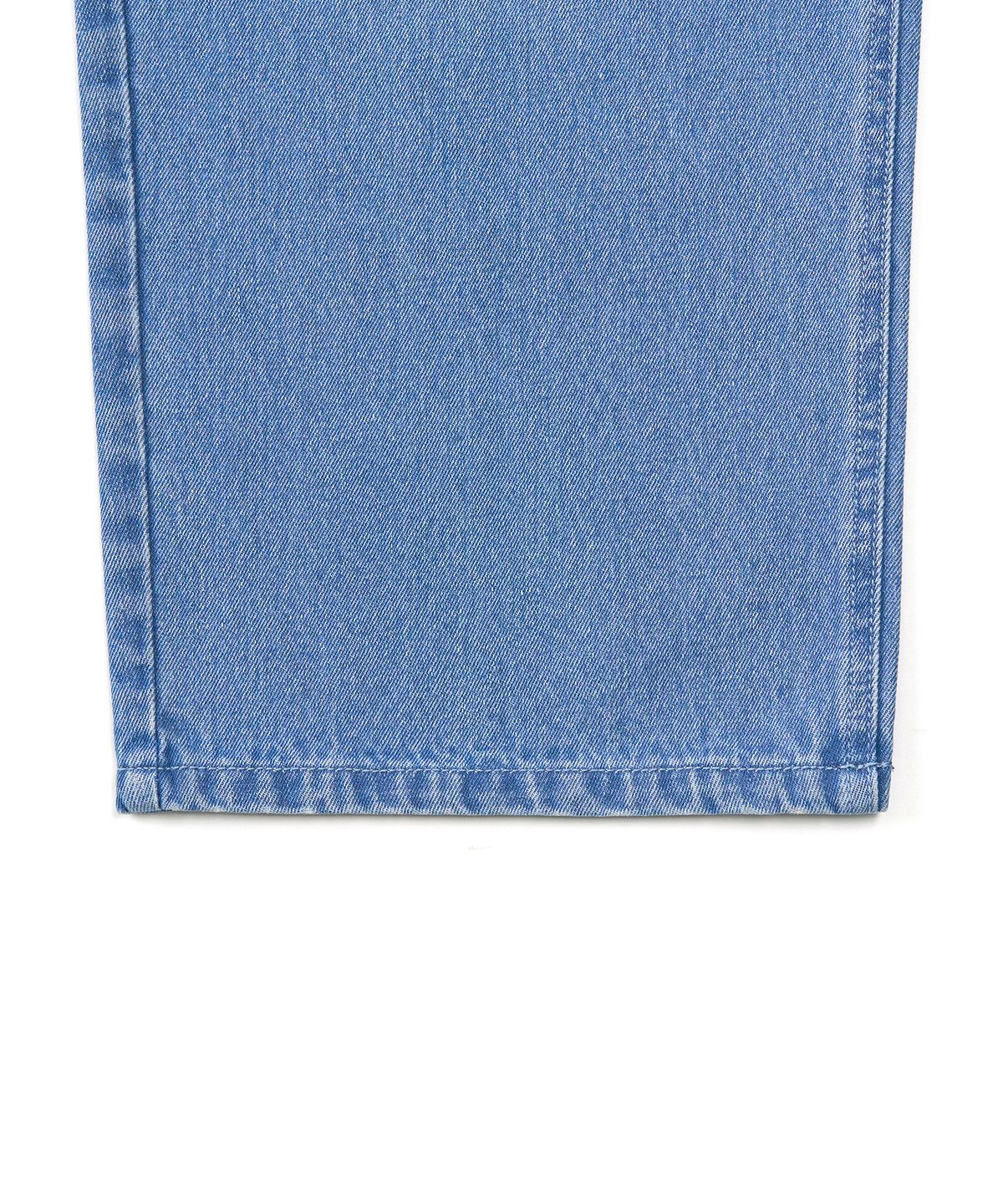 엑스컨테이너(EXCONTAINER) 딥 워싱 와이드 데님 팬츠  (BLUE)