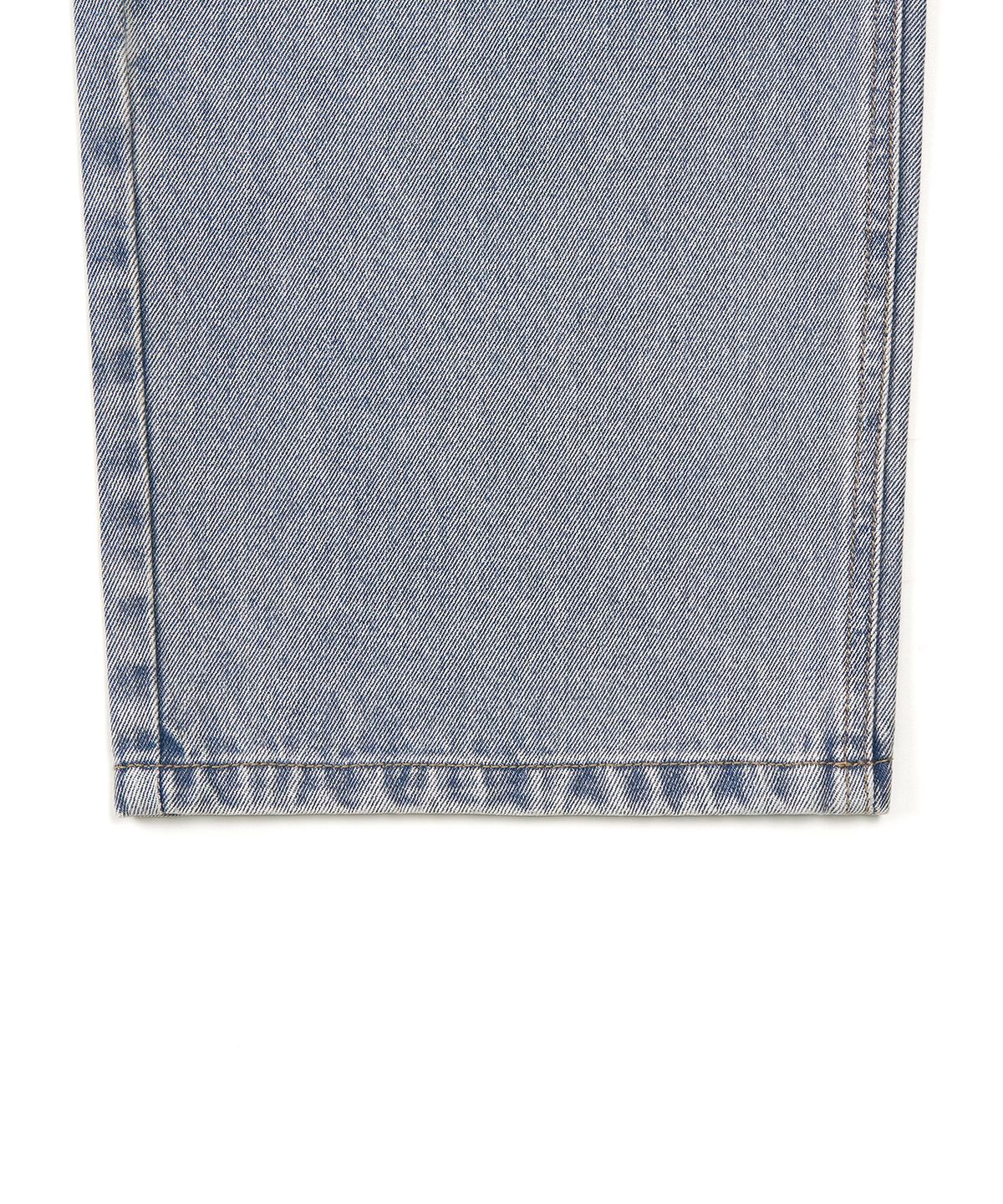 엑스컨테이너(EXCONTAINER) 딥 워싱 와이드 데님 팬츠  (VINTAGE BLUE)