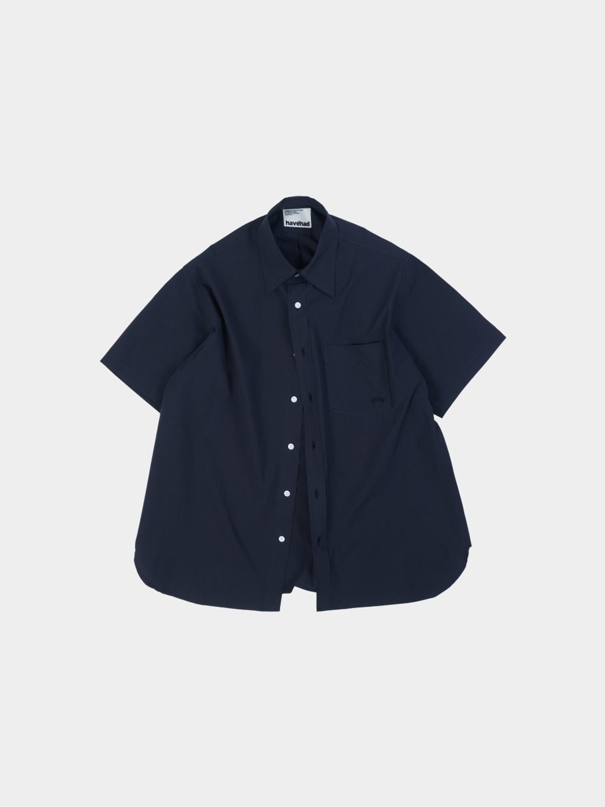 해브해드(HAVE HAD) hvhd 로고 컴포트 하프 셔츠 25ss (4 Color)