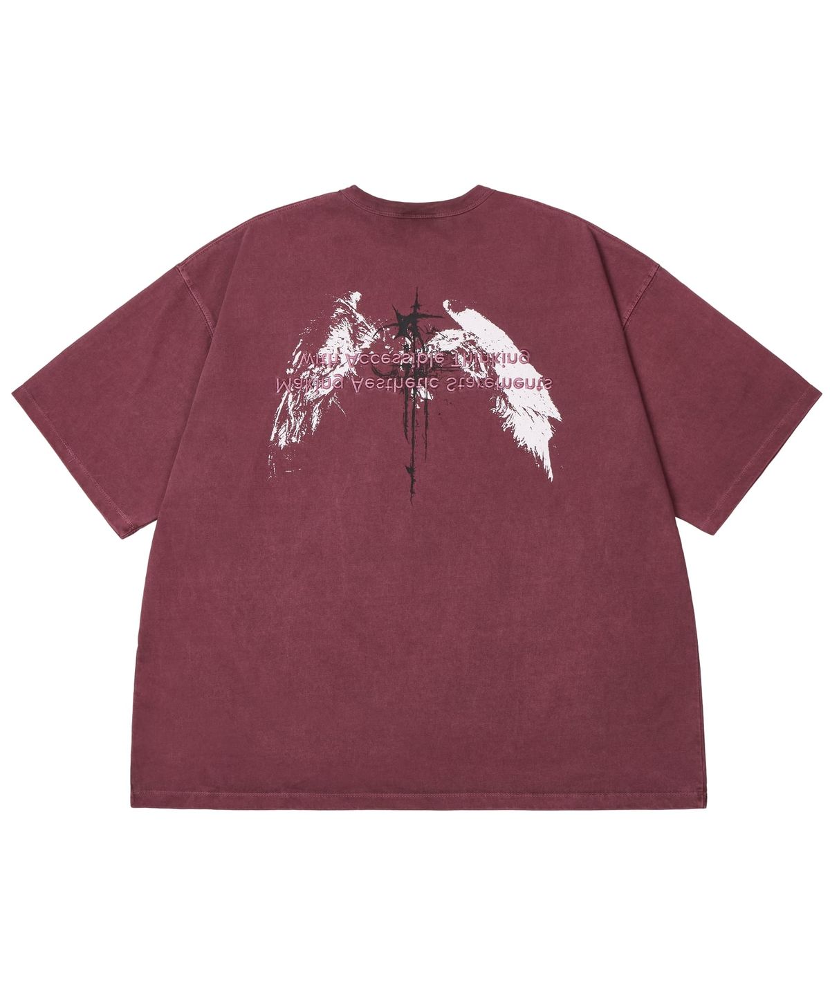 마사트(MASAT) P. Flapping short sleeve _ Solid pink