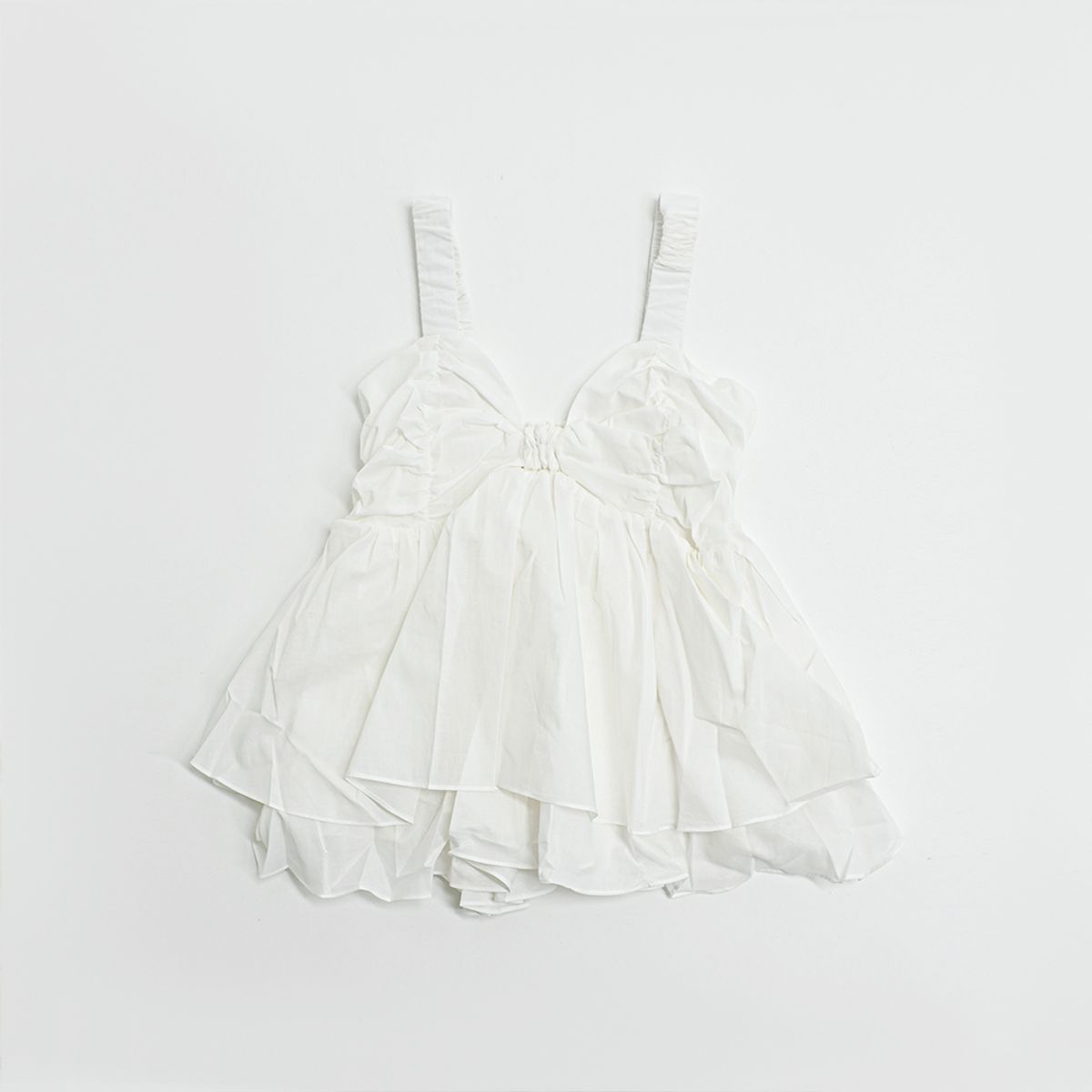 던드롭(DUNDROP) DD_Sleeveless bow top_2color
