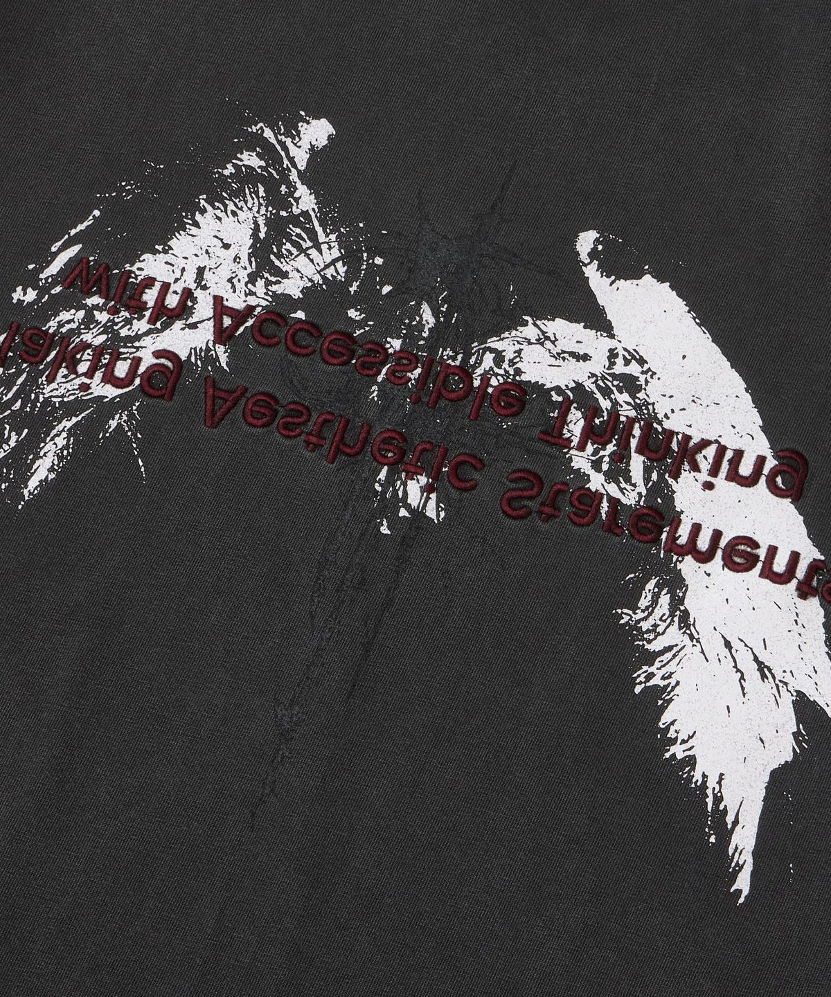 마사트(MASAT) P. Flapping short sleeve _ Dark gray