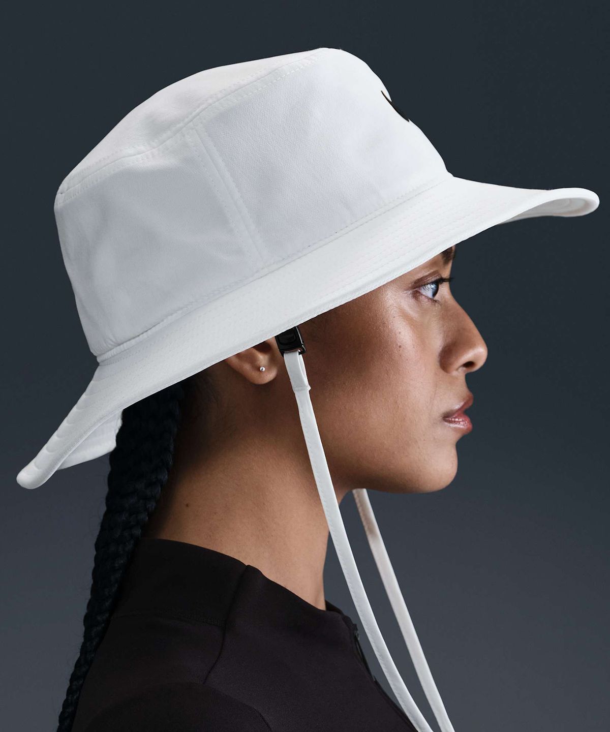 나이키(NIKE) 에이펙스 드라이 핏 버킷 햇 - 화이트:블랙 / HJ7158-100