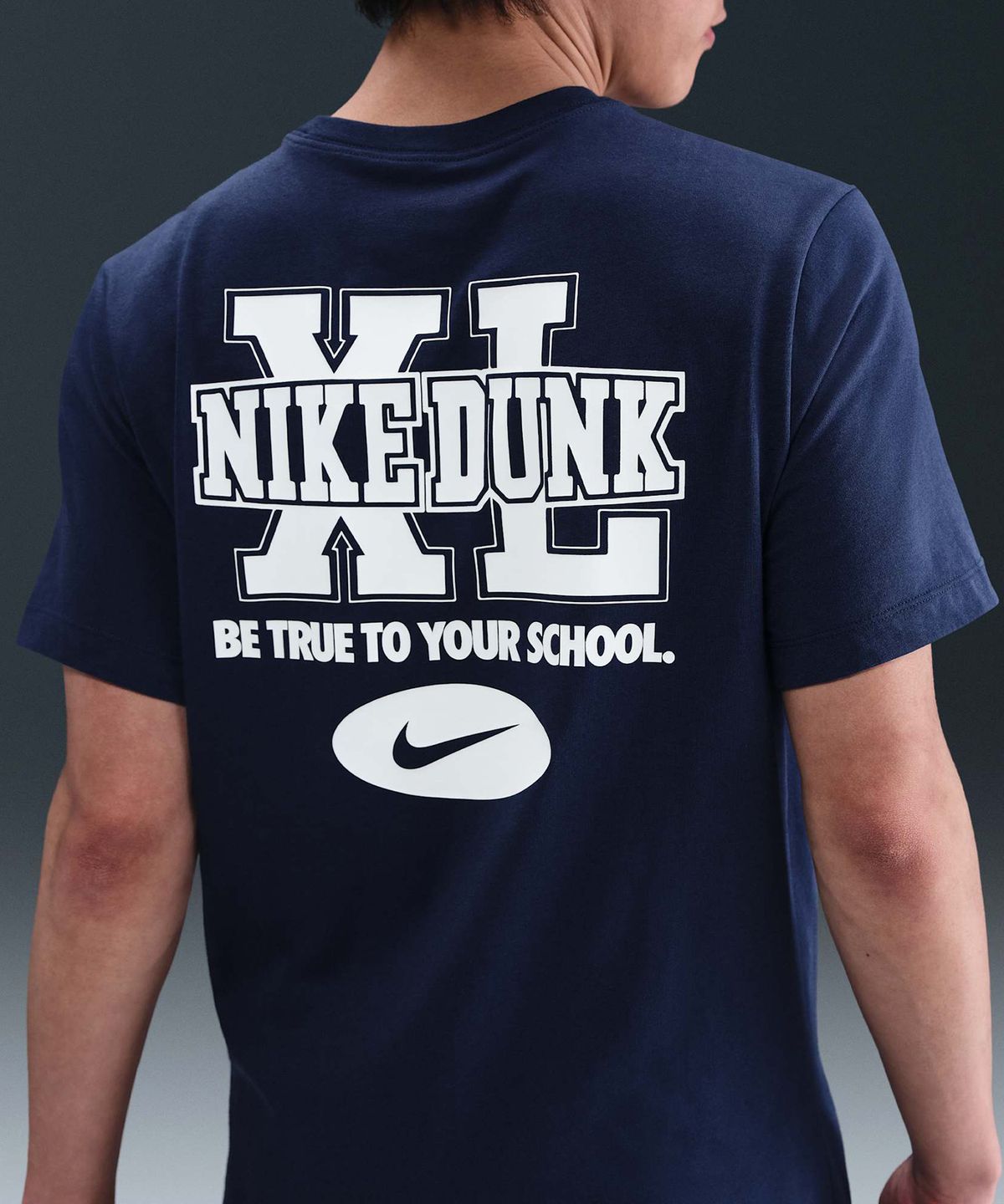 나이키(NIKE) 스포츠웨어 티셔츠 M - 미드나이트 네이비 / HJ0773-410