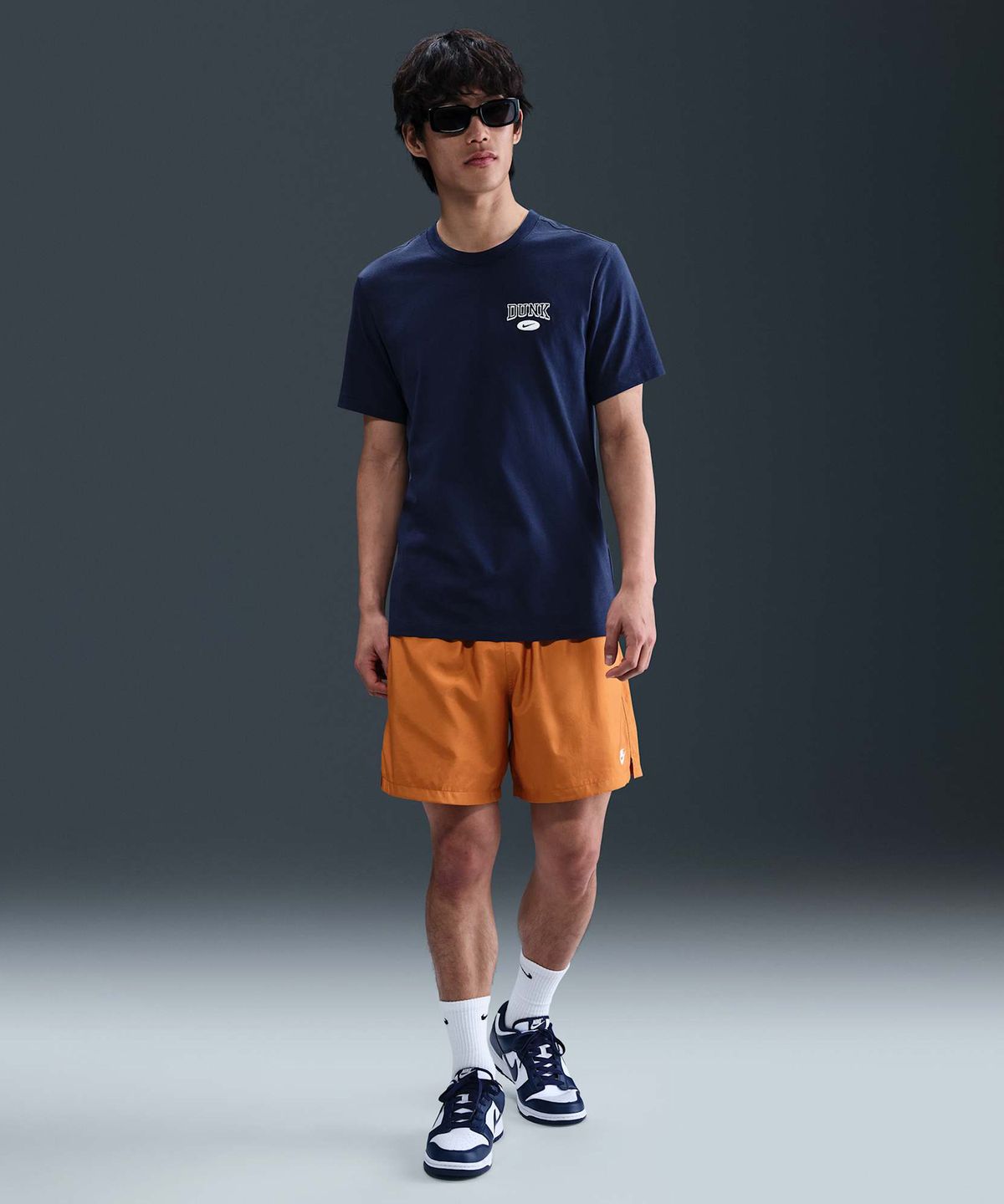 나이키(NIKE) 스포츠웨어 티셔츠 M - 미드나이트 네이비 / HJ0773-410