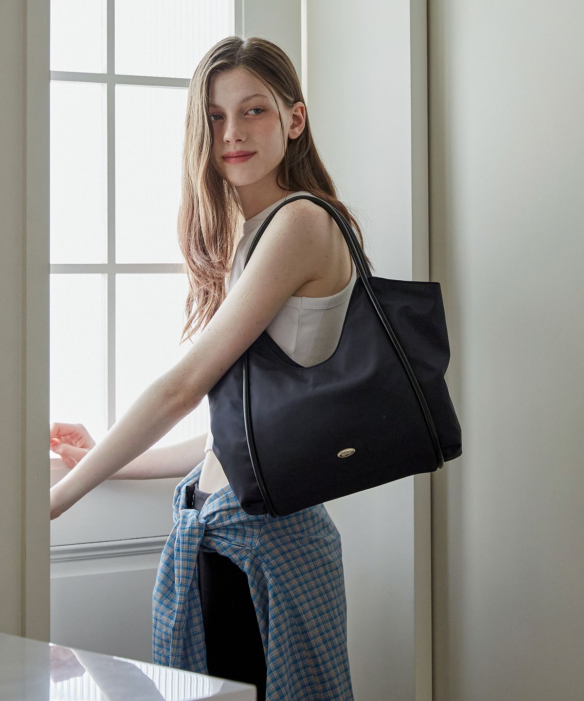 벨류엣(VALLUAT) Marenne bag_Navy