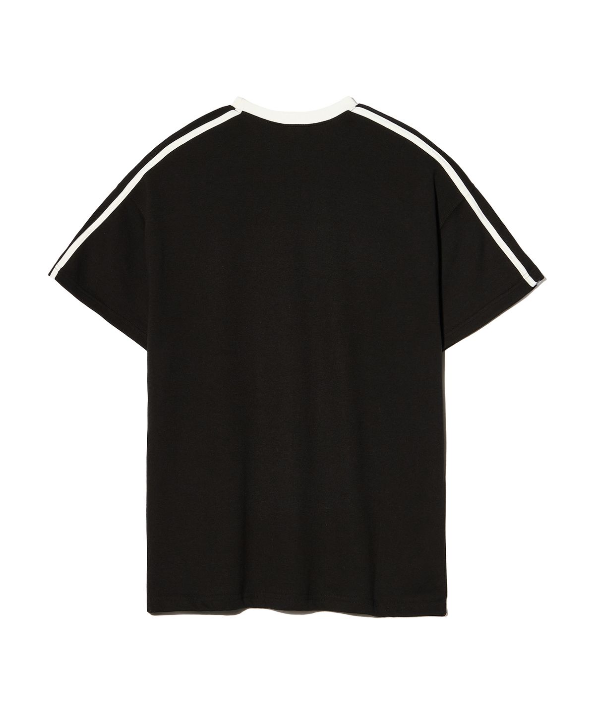 피스메이커(PIECE MAKER) [2TYPE] TRACK JERSEY HEAVY COTTON TEE (BLACK)