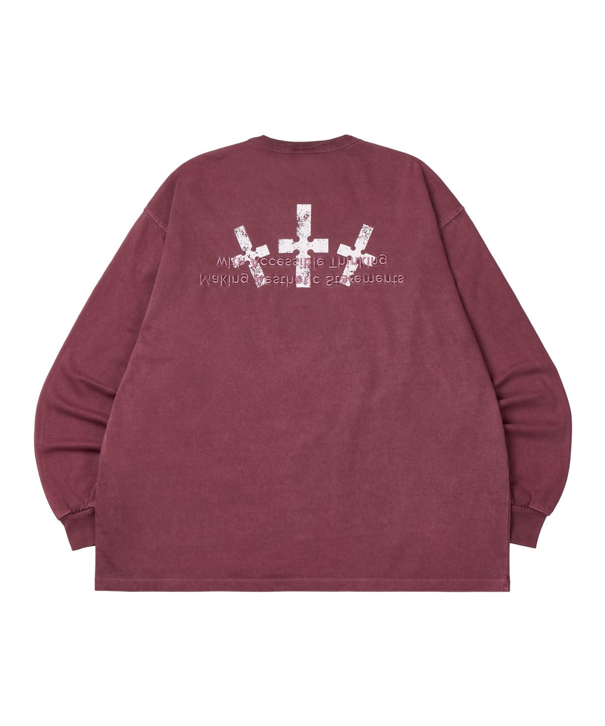 마사트(MASAT) P.Crusades long sleeve _ Solid pink
