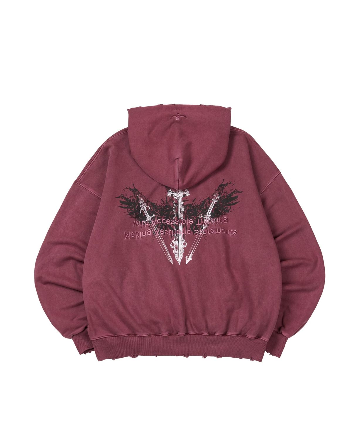 마사트(MASAT) P. valiant piercer hood _ Solid pink