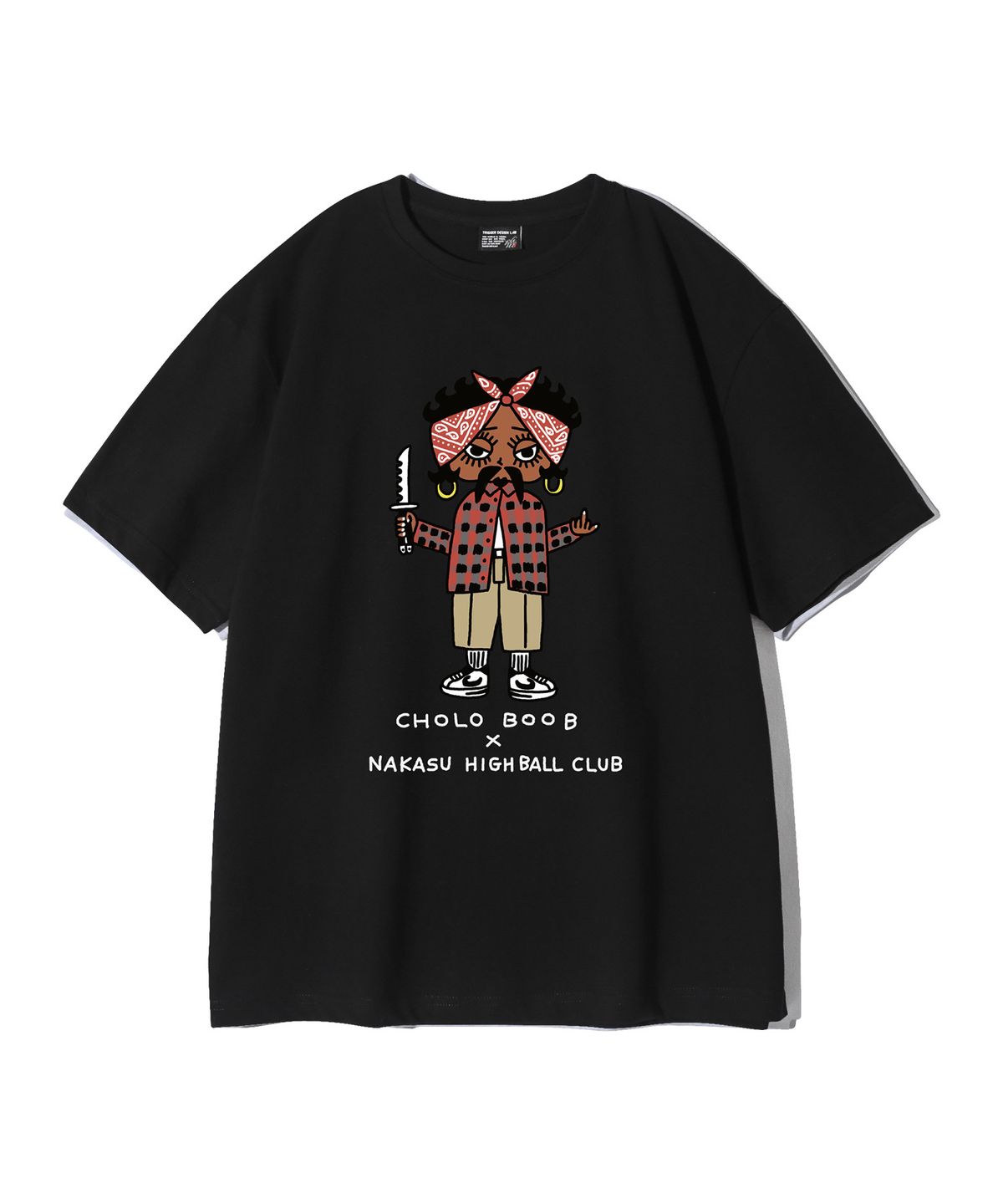 엘리메노(ELIMENO) EL [완타투x나카스하이볼클럽] 촐로 베티 반팔티셔츠 3Color