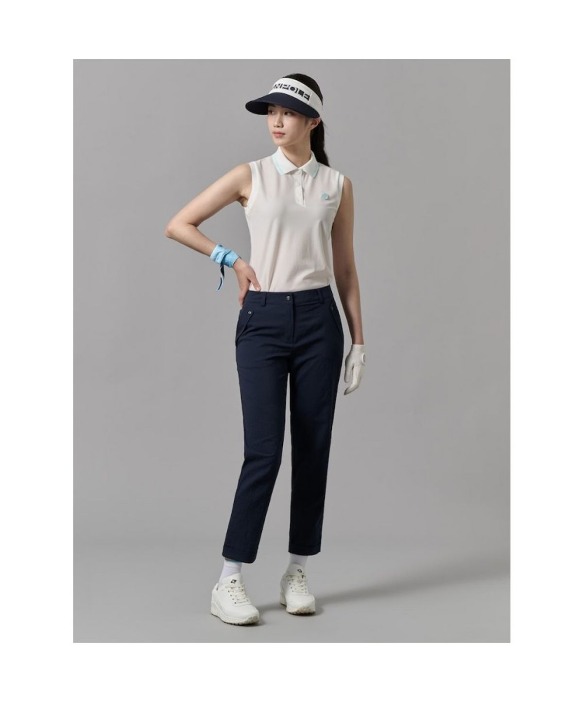 빈폴 액세서리(BEANPOLE ACCESSORY) 공용 냉감스카프 - 블루