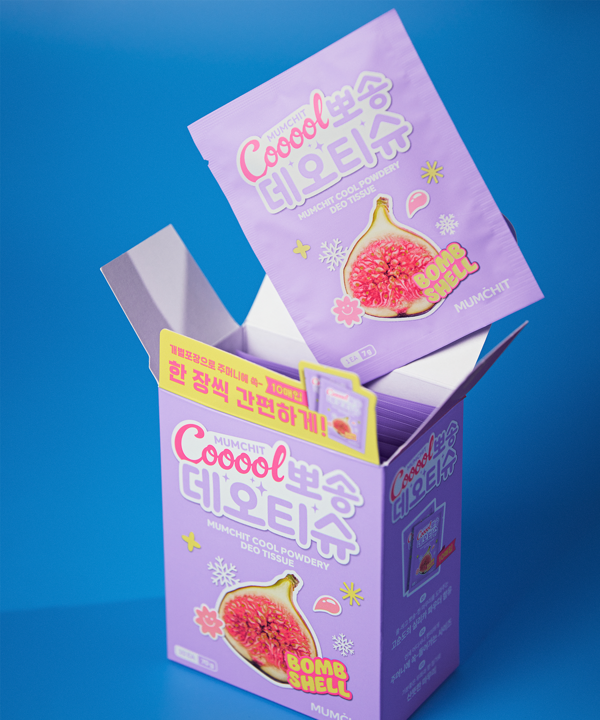 멈칫(MUMCHIT) [3SET] 쿨 뽀송 데오티슈(10매)