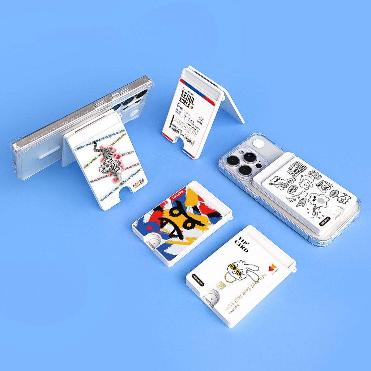 디팍스(D'PARKS) Man Best Design-Magnetic 맥세이프 스탠드 카드홀더