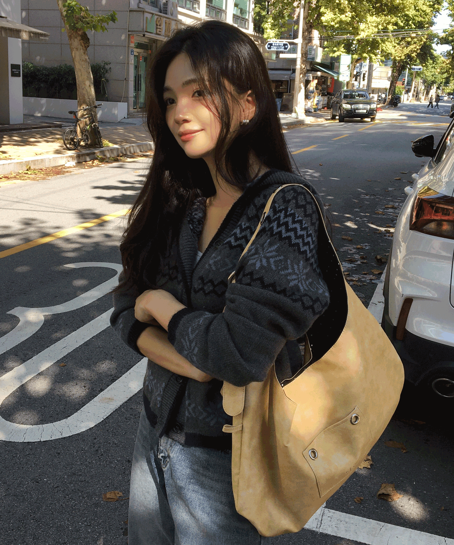 MUSINSA公式 | LETERIE BUCKLE REVERSIBLE SHOULDER BAG_4COLOR