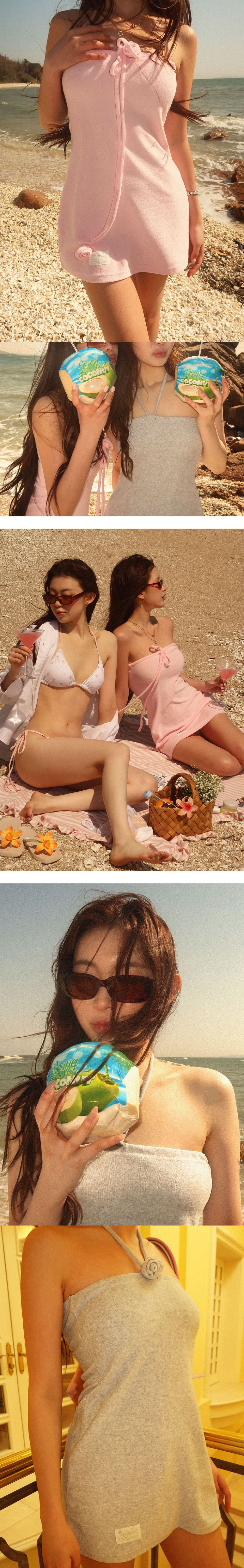 MUSINSA | KILLIMAN Pink Martini Tankini set