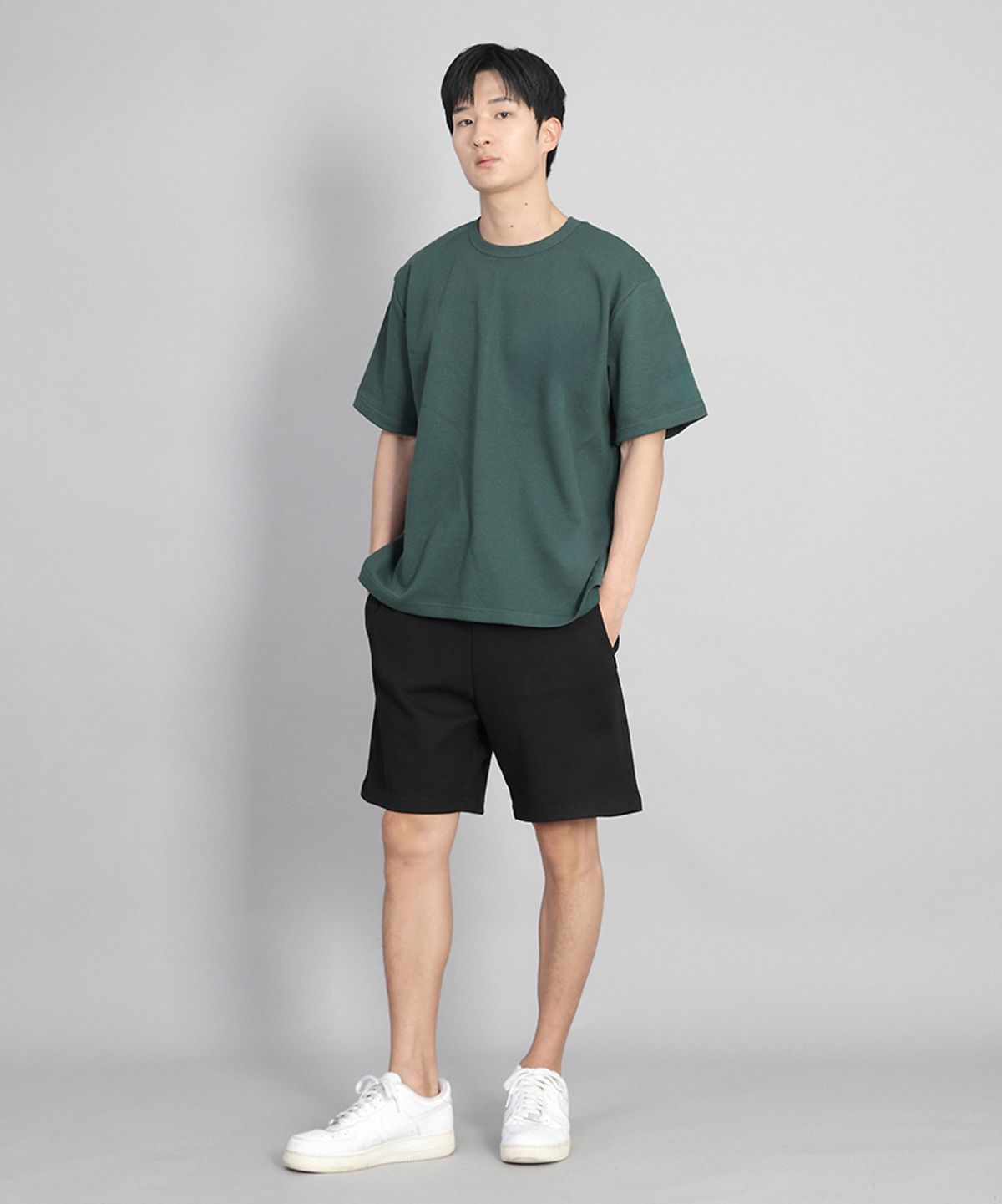 세인트크루(SAINTCREW) 무지 워킹 스웨트쇼츠 WSS-375 블랙
