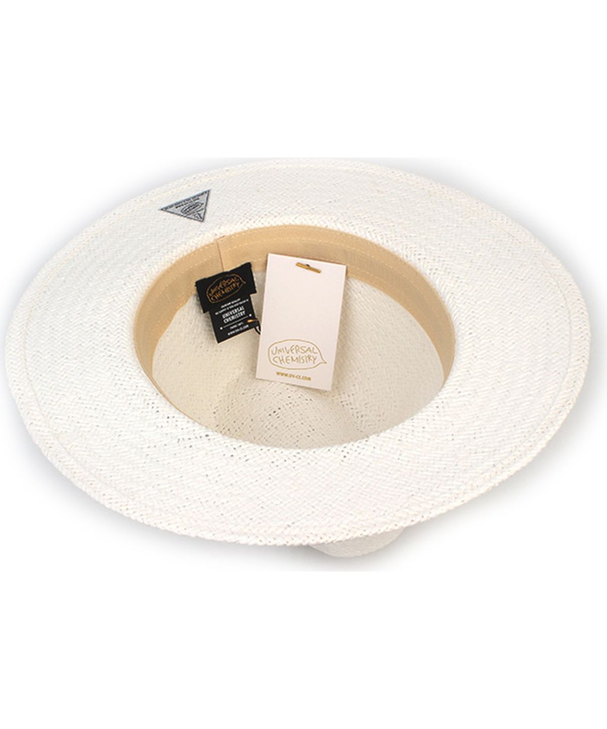 유니버셜 케미스트리(UNIVERSAL CHEMISTRY) Swing Basic White Fedora 여름페도라