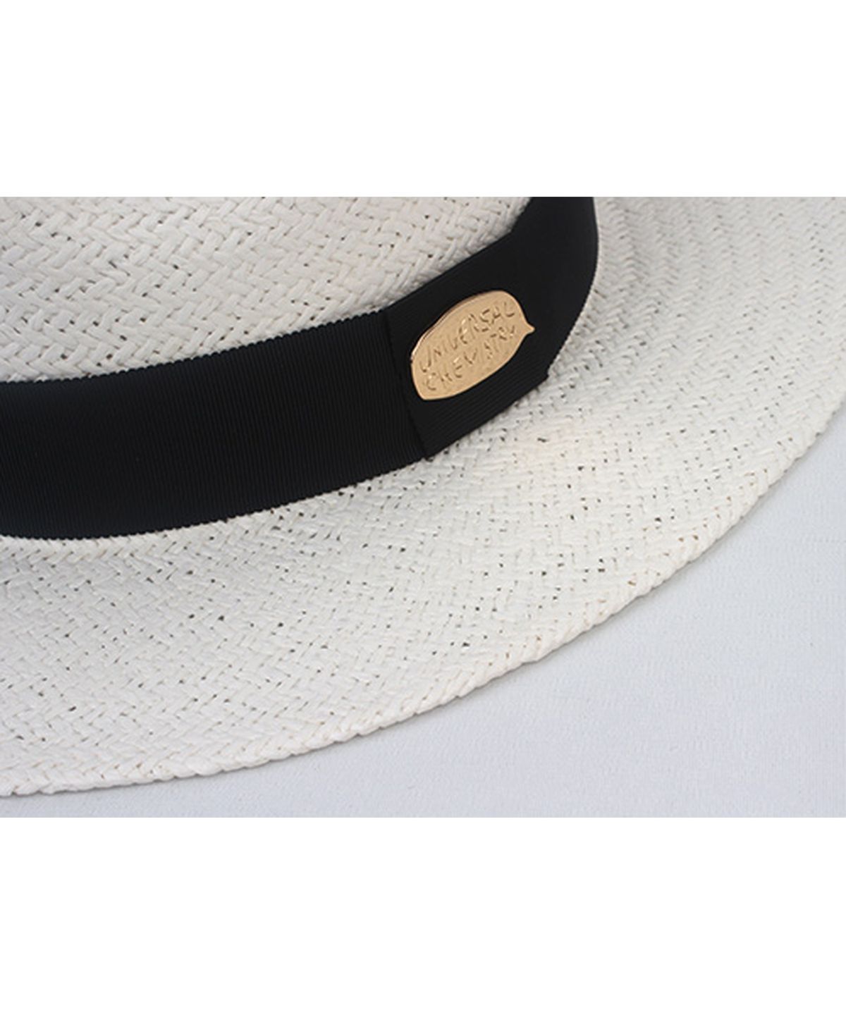 유니버셜 케미스트리(UNIVERSAL CHEMISTRY) Swing Basic White Fedora 여름페도라