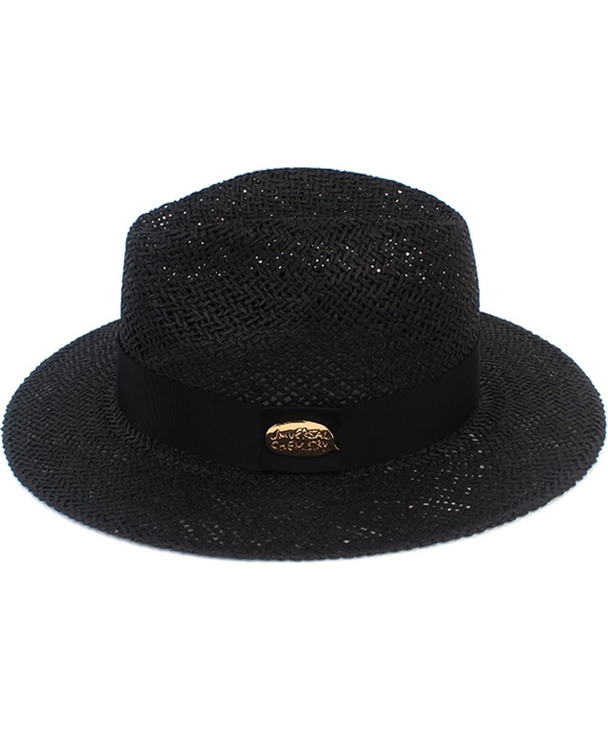 유니버셜 케미스트리(UNIVERSAL CHEMISTRY) Swing Basic Black Fedora 여름페도라