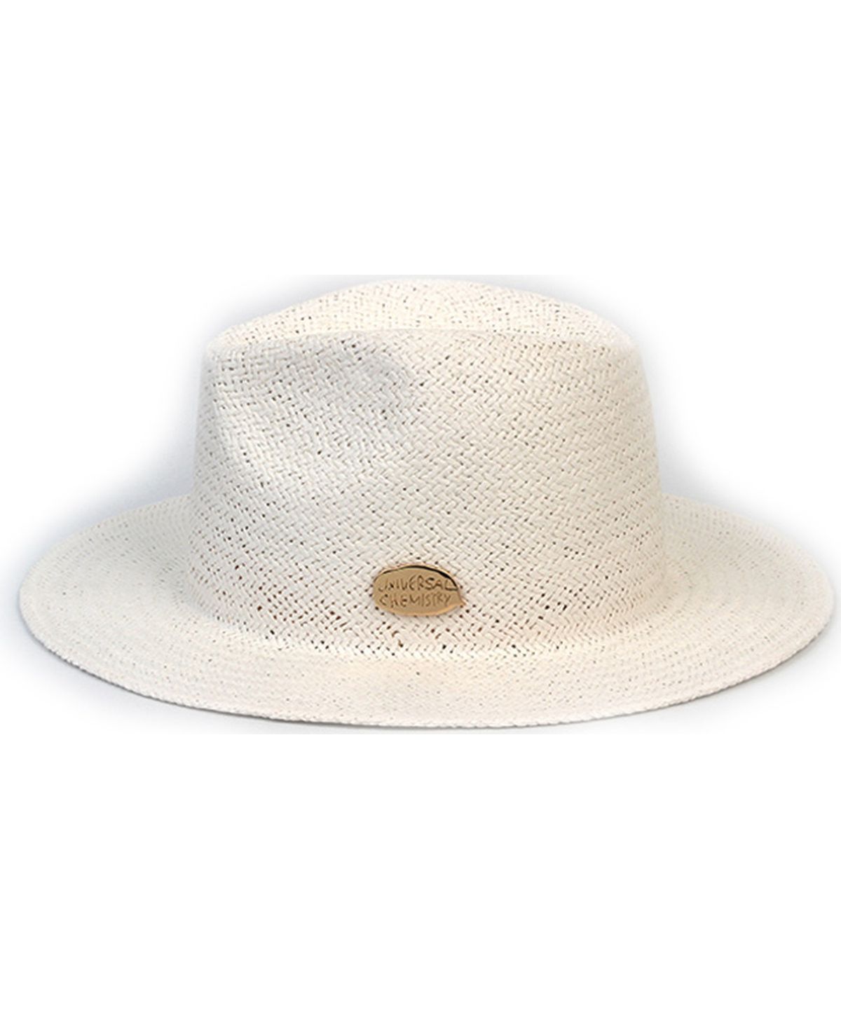 유니버셜 케미스트리(UNIVERSAL CHEMISTRY) Swing Basic White Simple Fedora 여름페도라