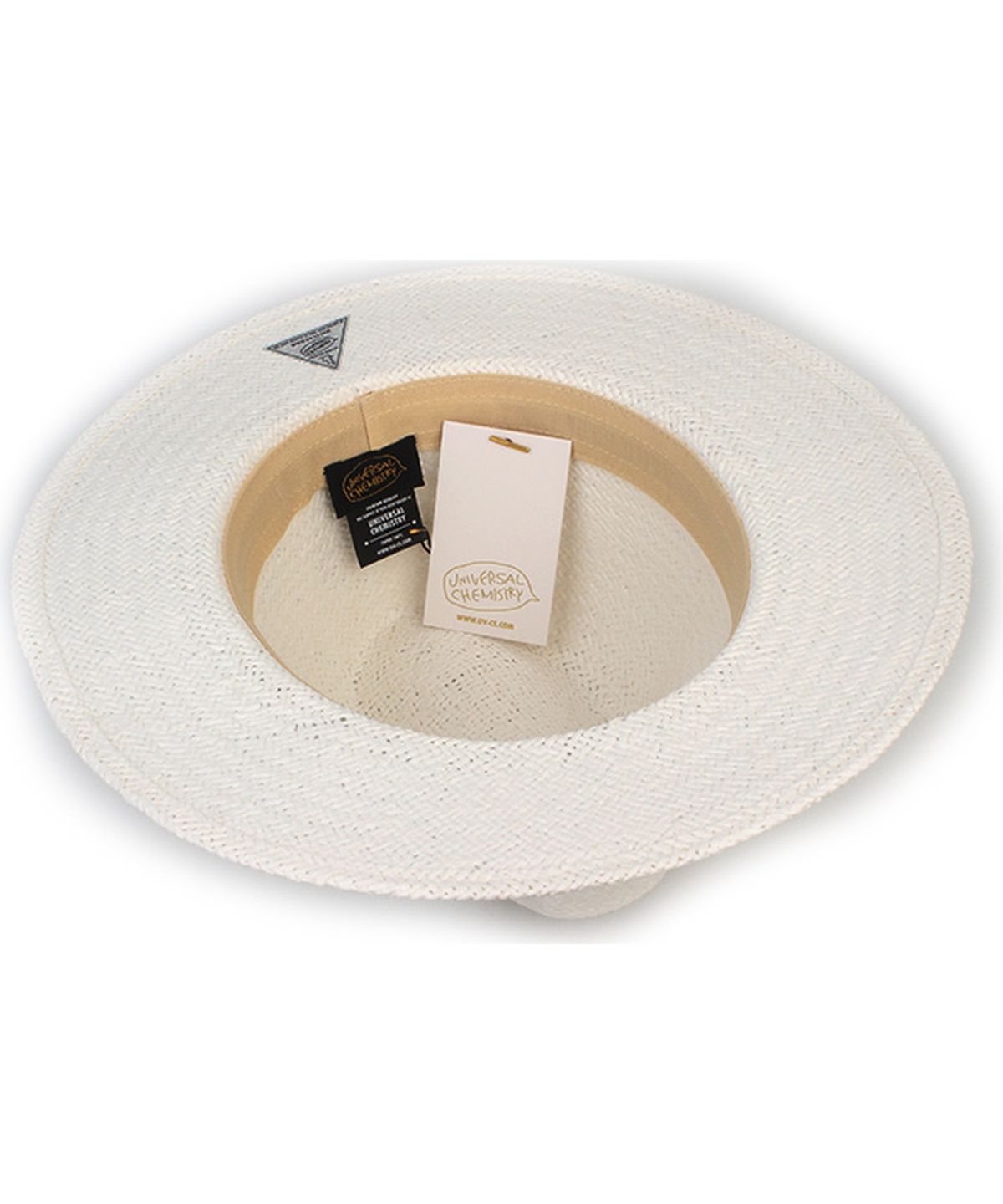 유니버셜 케미스트리(UNIVERSAL CHEMISTRY) Swing Basic White Simple Fedora 여름페도라