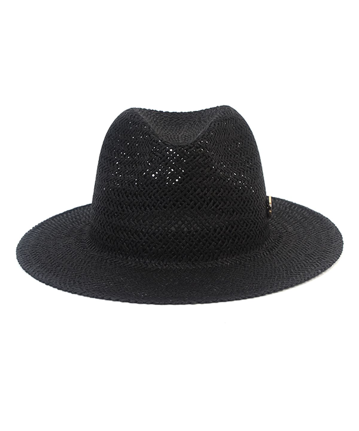 유니버셜 케미스트리(UNIVERSAL CHEMISTRY) Swing Basic Black Simple Fedora 여름페도라