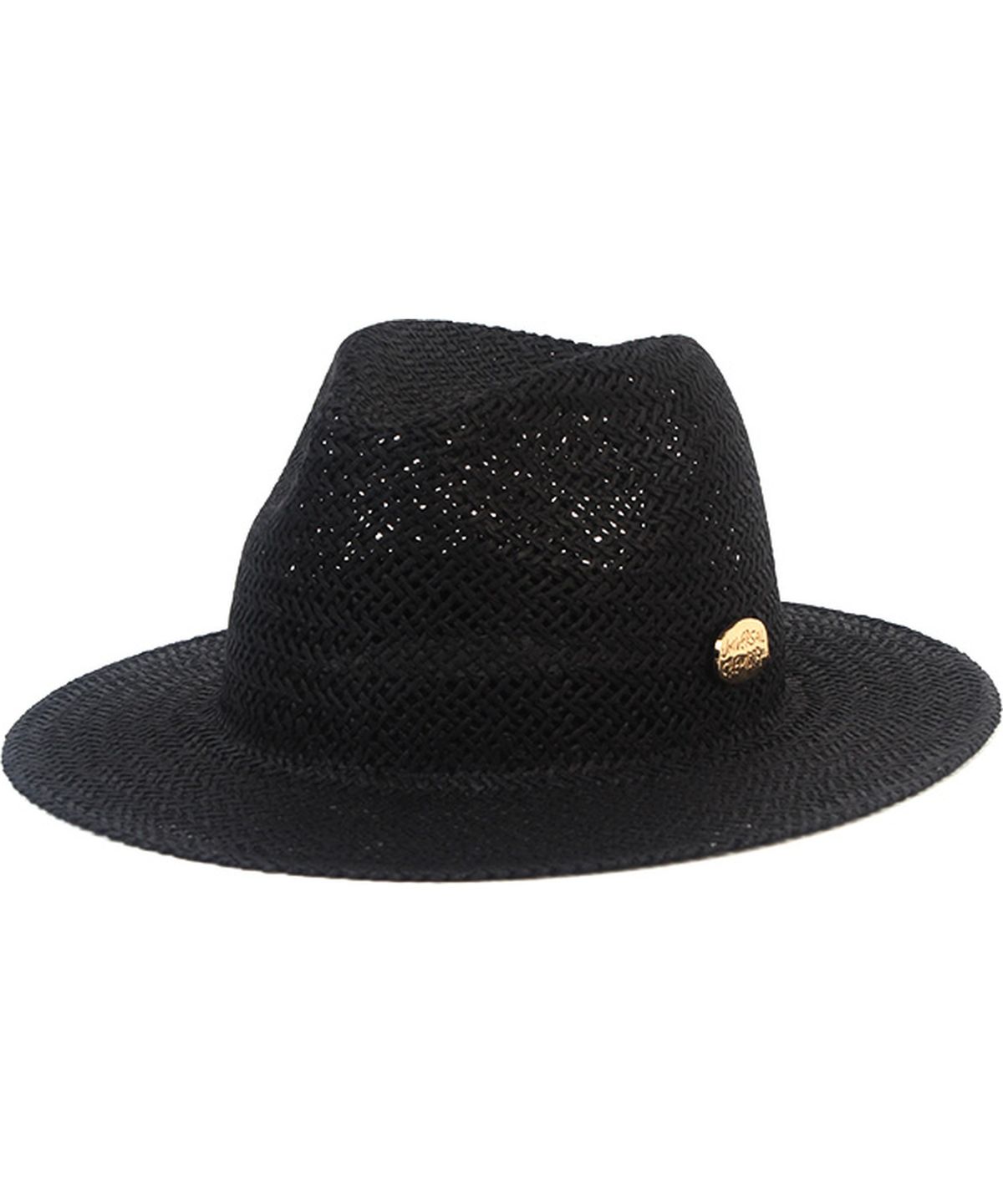 유니버셜 케미스트리(UNIVERSAL CHEMISTRY) Swing Basic Black Simple Fedora 여름페도라