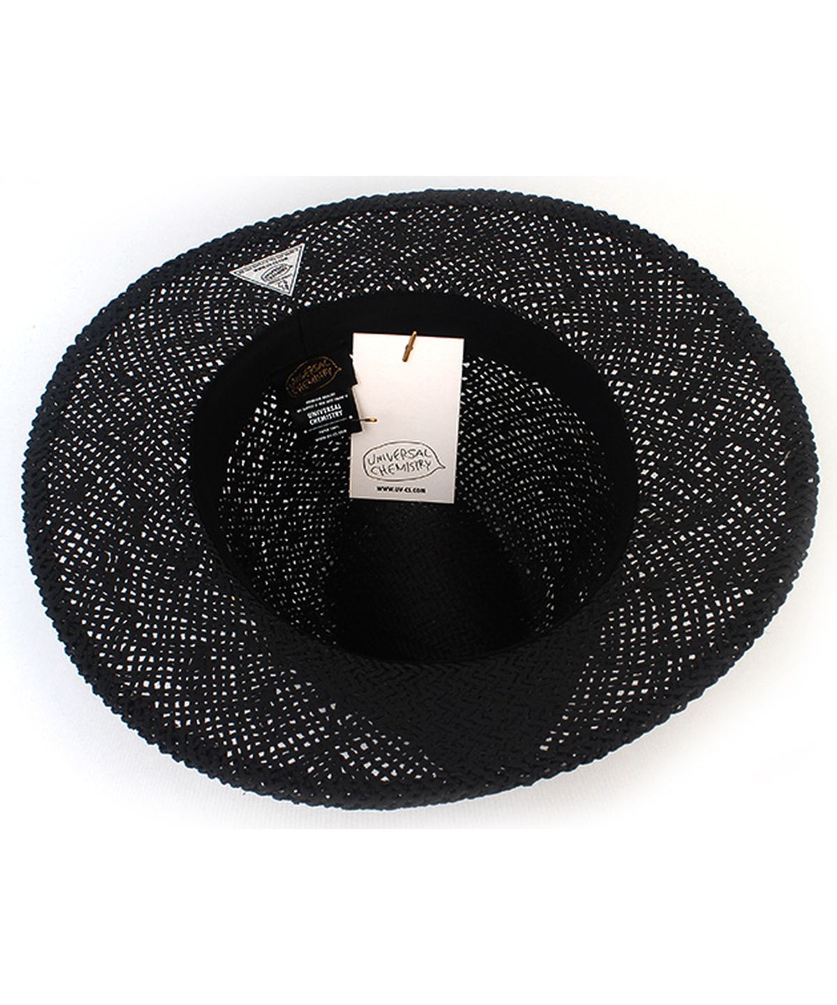 유니버셜 케미스트리(UNIVERSAL CHEMISTRY) Swing Basic Black Simple Fedora 여름페도라