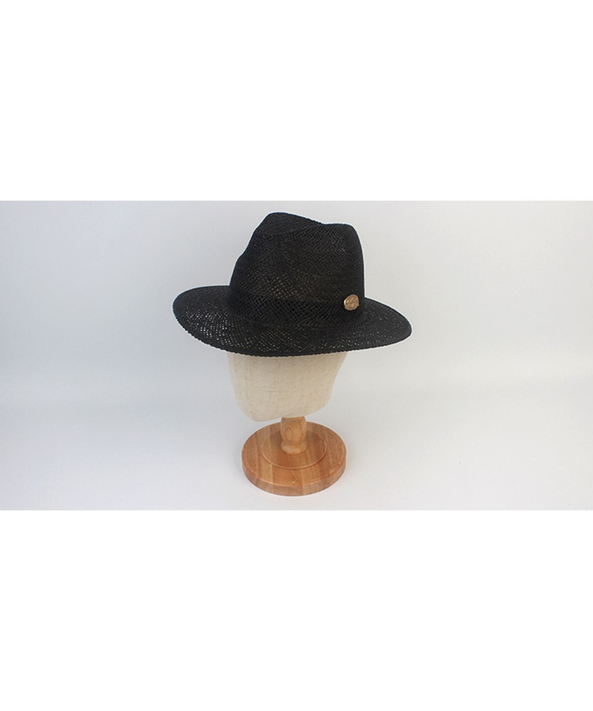 유니버셜 케미스트리(UNIVERSAL CHEMISTRY) Swing Basic Black Simple Fedora 여름페도라