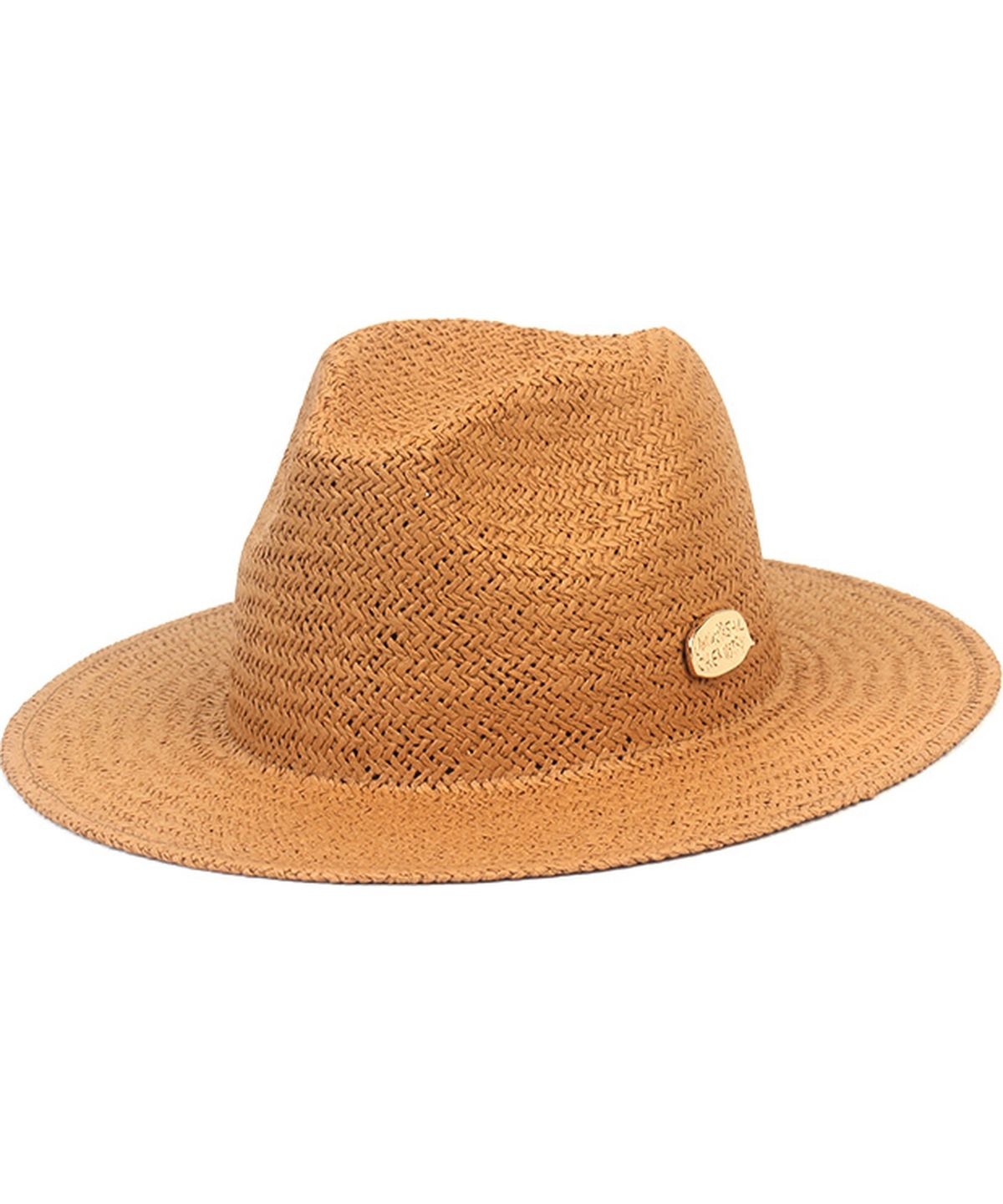 유니버셜 케미스트리(UNIVERSAL CHEMISTRY) Swing Basic Brown Simple Fedora 여름페도라