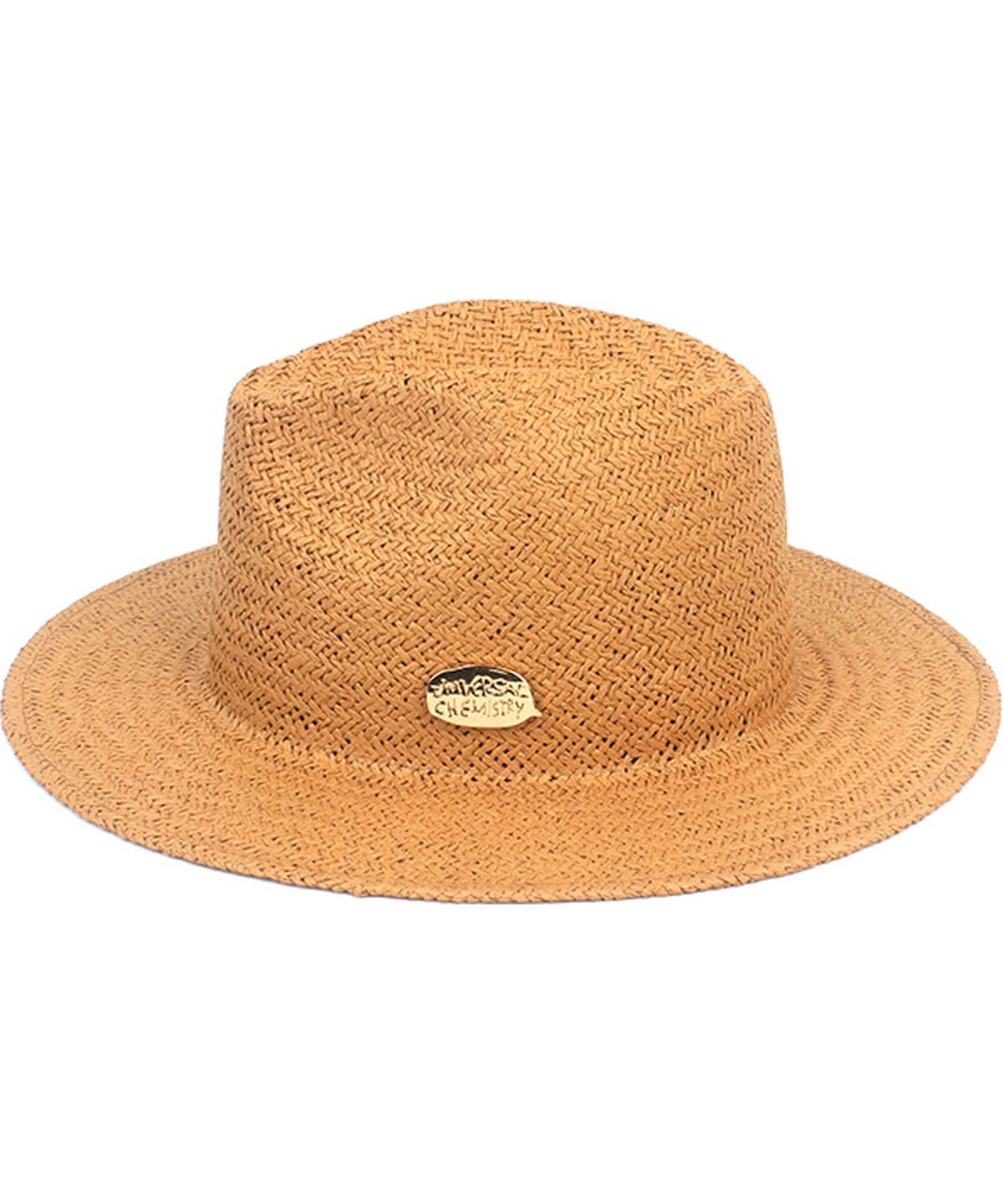 유니버셜 케미스트리(UNIVERSAL CHEMISTRY) Swing Basic Brown Simple Fedora 여름페도라