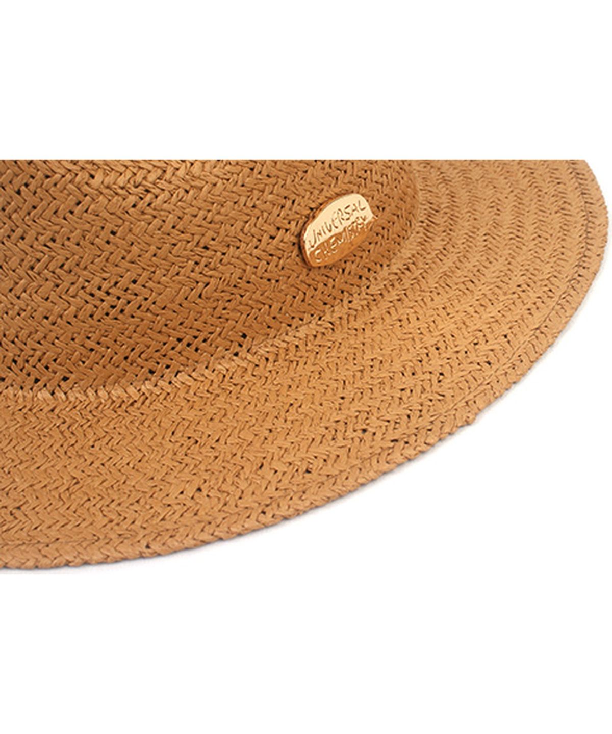 유니버셜 케미스트리(UNIVERSAL CHEMISTRY) Swing Basic Brown Simple Fedora 여름페도라