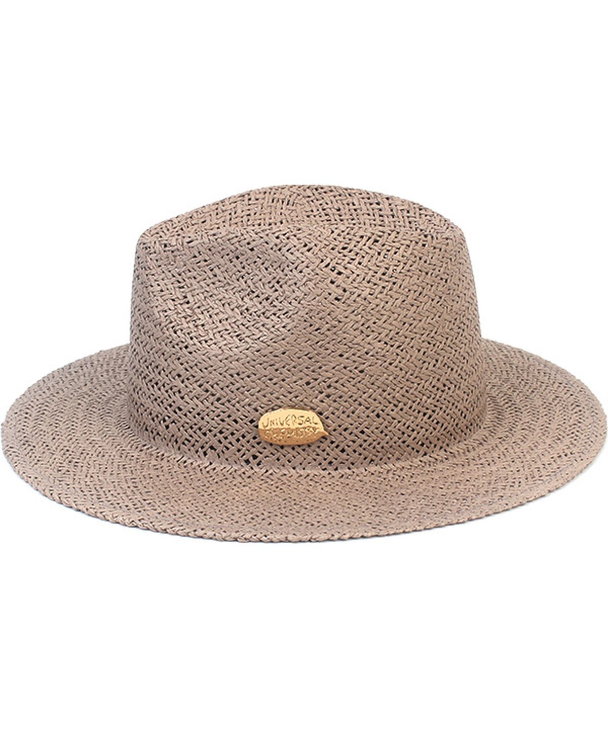 유니버셜 케미스트리(UNIVERSAL CHEMISTRY) Swing Basic Gray Simple Fedora 여름페도라
