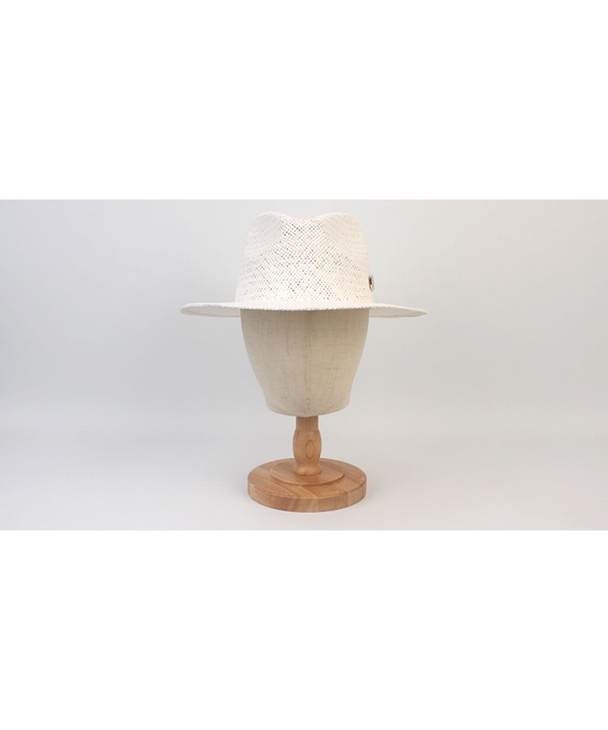 유니버셜 케미스트리(UNIVERSAL CHEMISTRY) Summer Simple White Fedora - Big Size 여름페도라