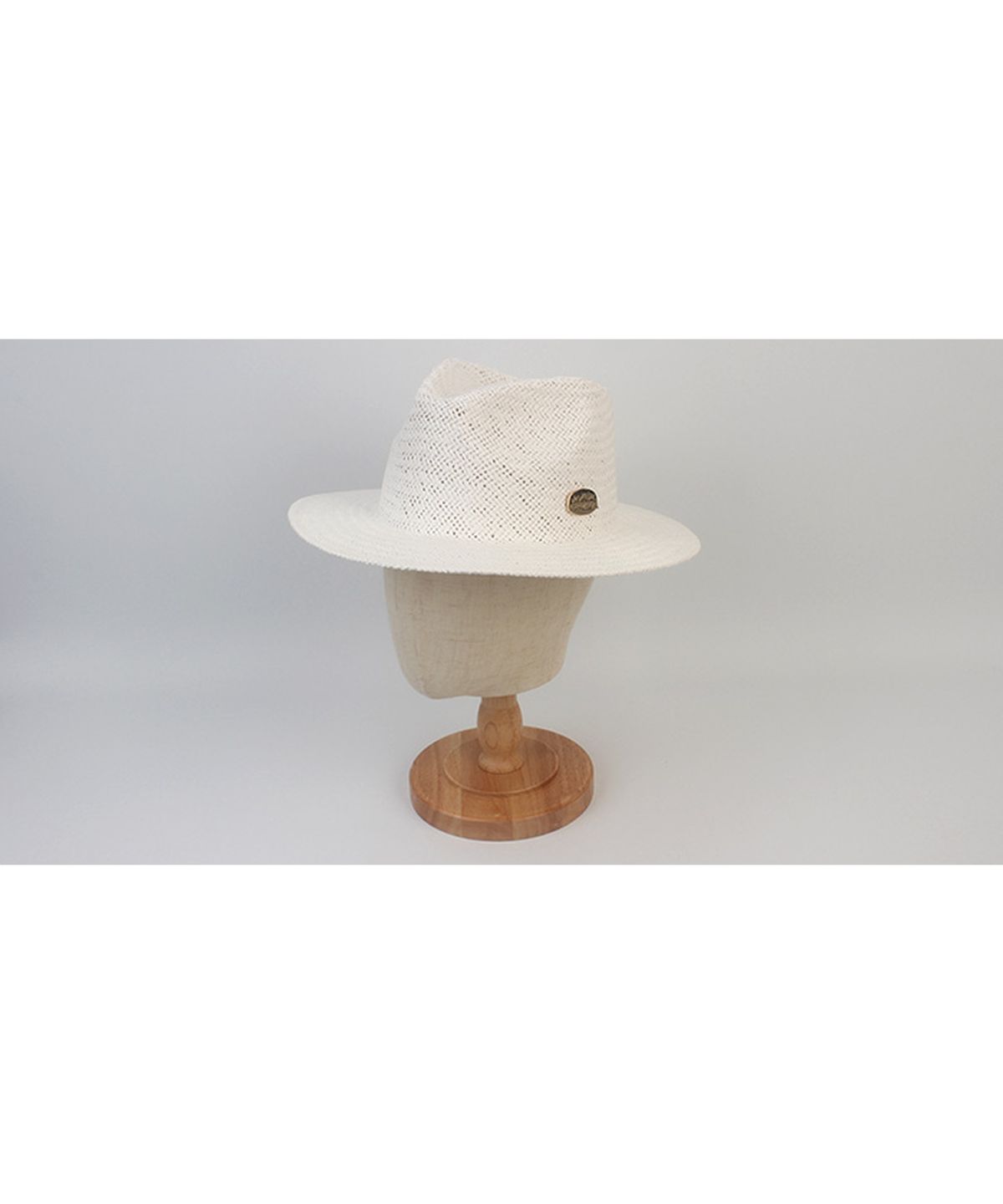 유니버셜 케미스트리(UNIVERSAL CHEMISTRY) Summer Simple White Fedora - Big Size 여름페도라