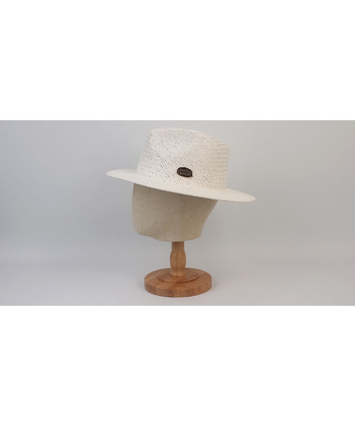 유니버셜 케미스트리(UNIVERSAL CHEMISTRY) Summer Simple White Fedora - Big Size 여름페도라