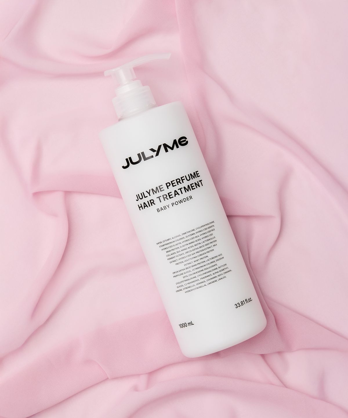 줄라이미(JULYME) 베이비파우더 퍼퓸 헤어 샴푸/트리트먼트 1000ml 2종 세트