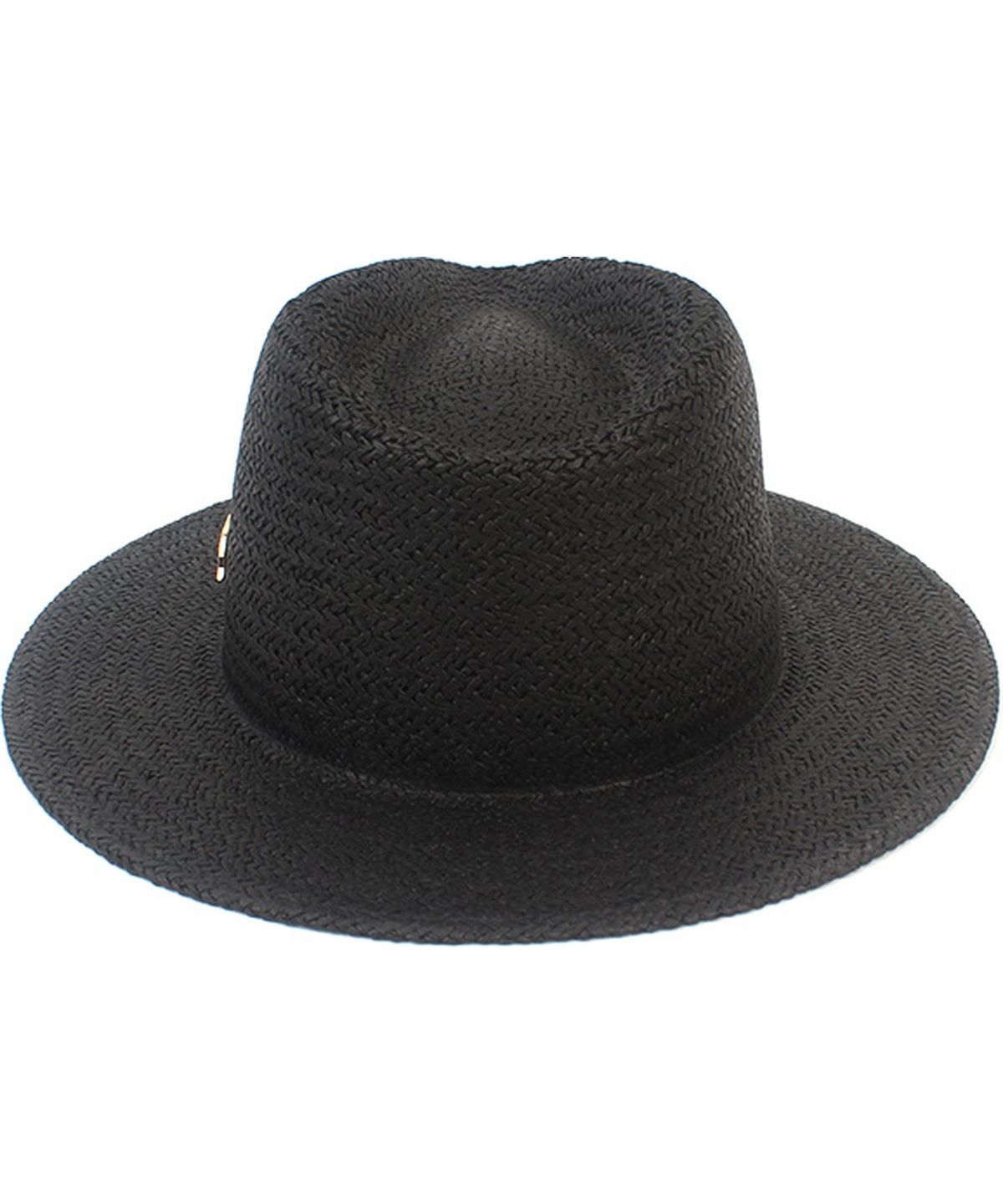 유니버셜 케미스트리(UNIVERSAL CHEMISTRY) Summer Simple Black Fedora - Big Size 여름페도라