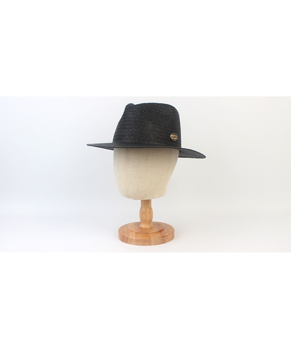 유니버셜 케미스트리(UNIVERSAL CHEMISTRY) Summer Simple Black Fedora - Big Size 여름페도라