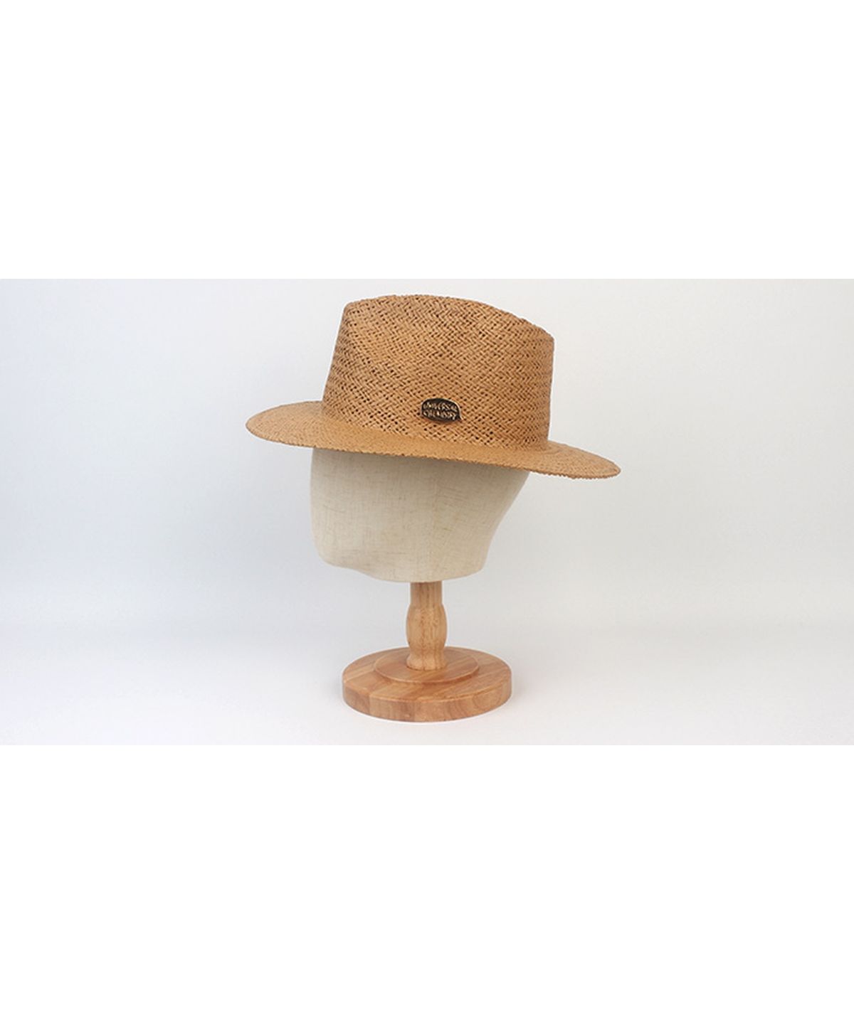 유니버셜 케미스트리(UNIVERSAL CHEMISTRY) Summer Simple Brown Fedora - Big Size 여름페도라